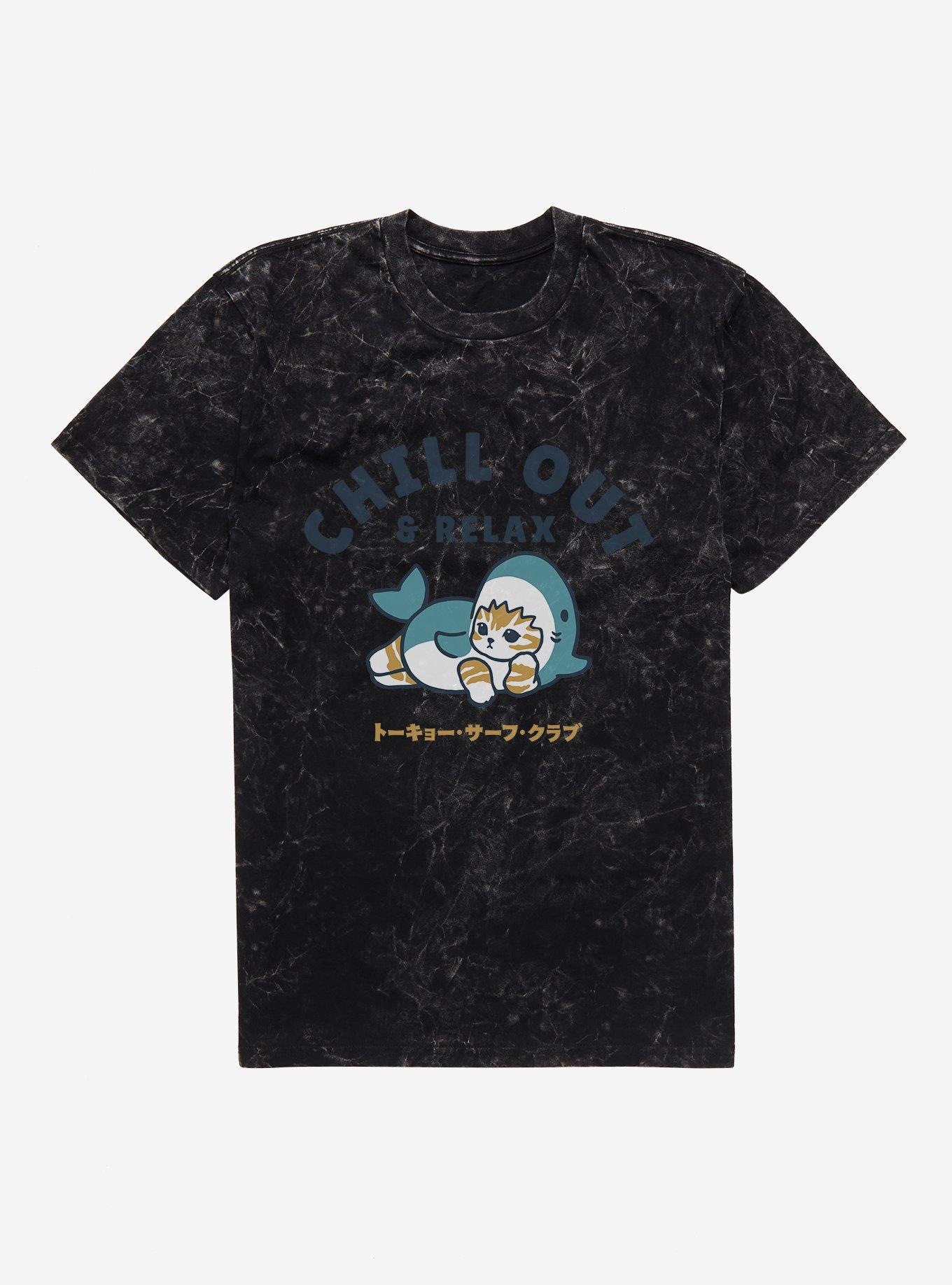 Mofusand Chill Out & Relax Mineral Wash T-Shirt