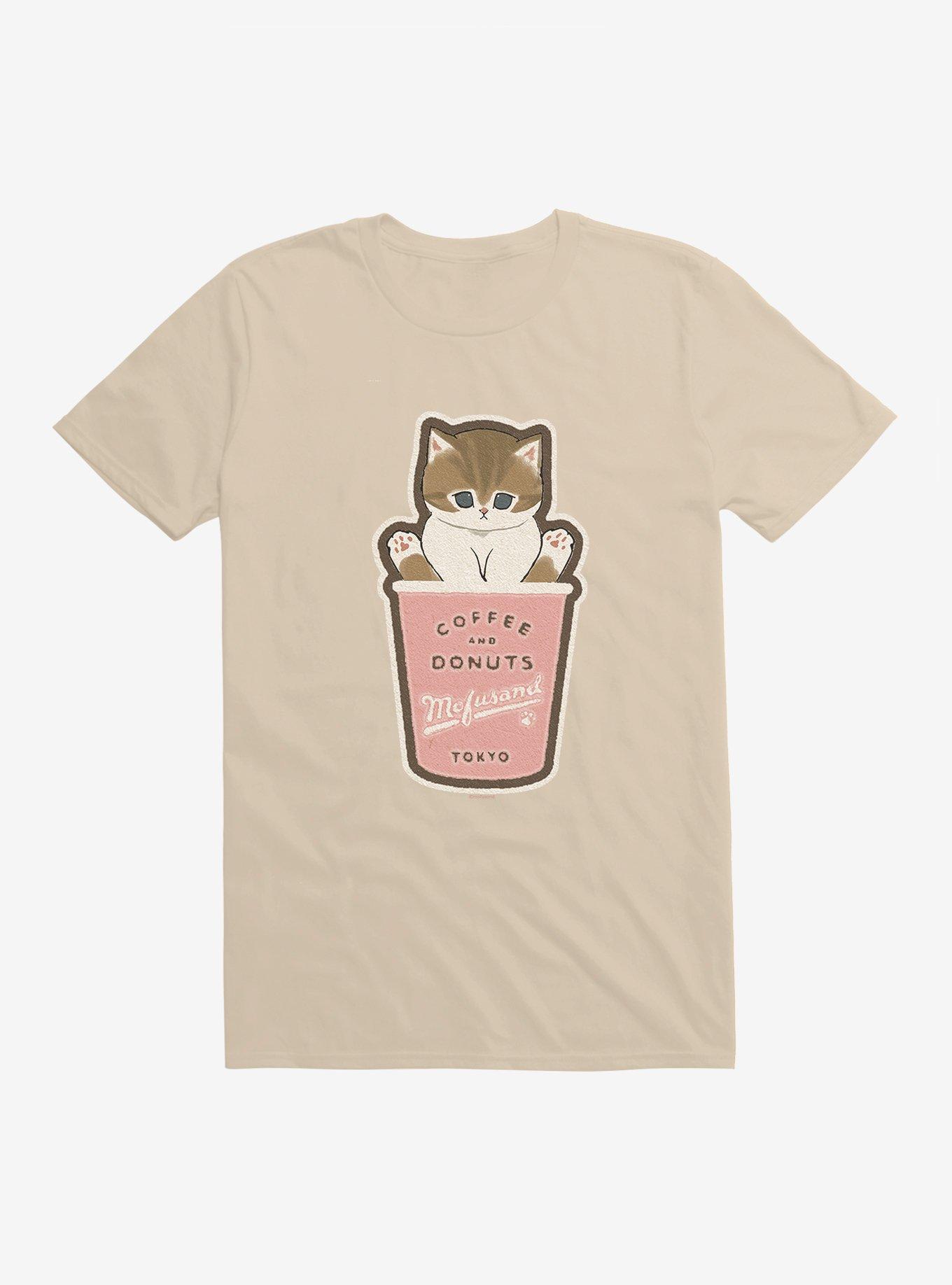 Mofusand Coffee & Donuts Tokyo Cup T-Shirt, , hi-res