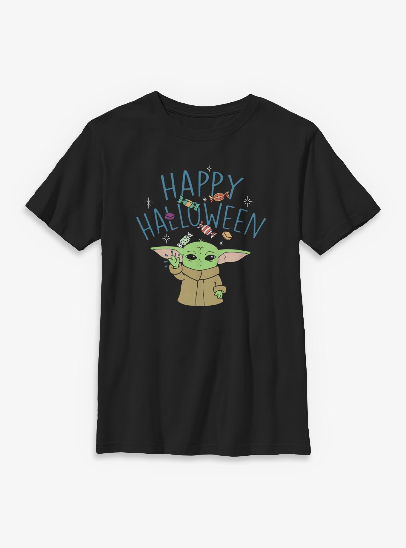 Star Wars The Mandalorian Happy Halloween Grogu Youth T-Shirt, , hi-res