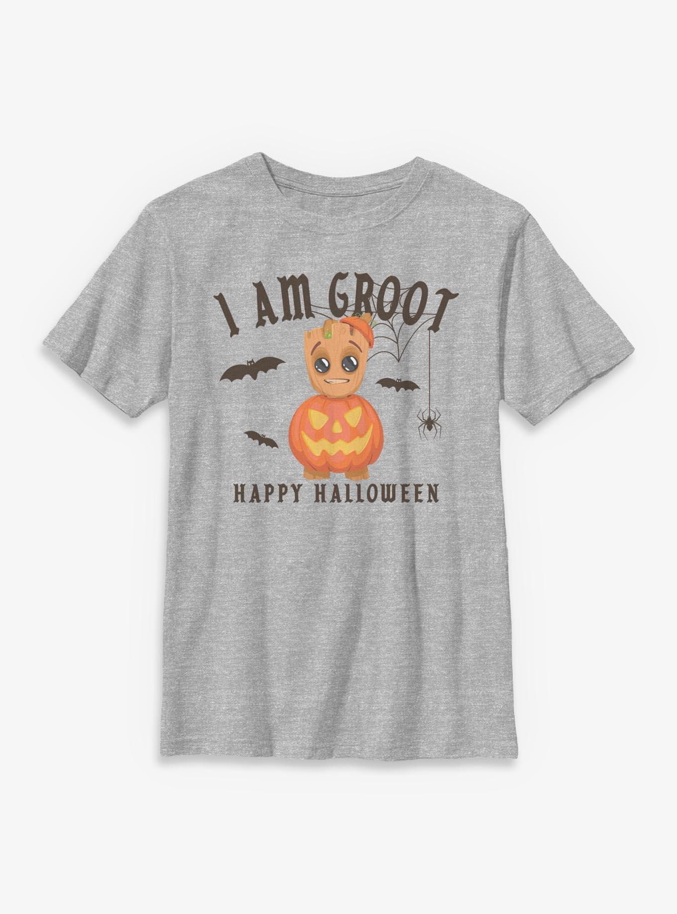 Marvel Guardians of the Galaxy I Am Groot Happy Halloween Youth T-Shirt, , hi-res