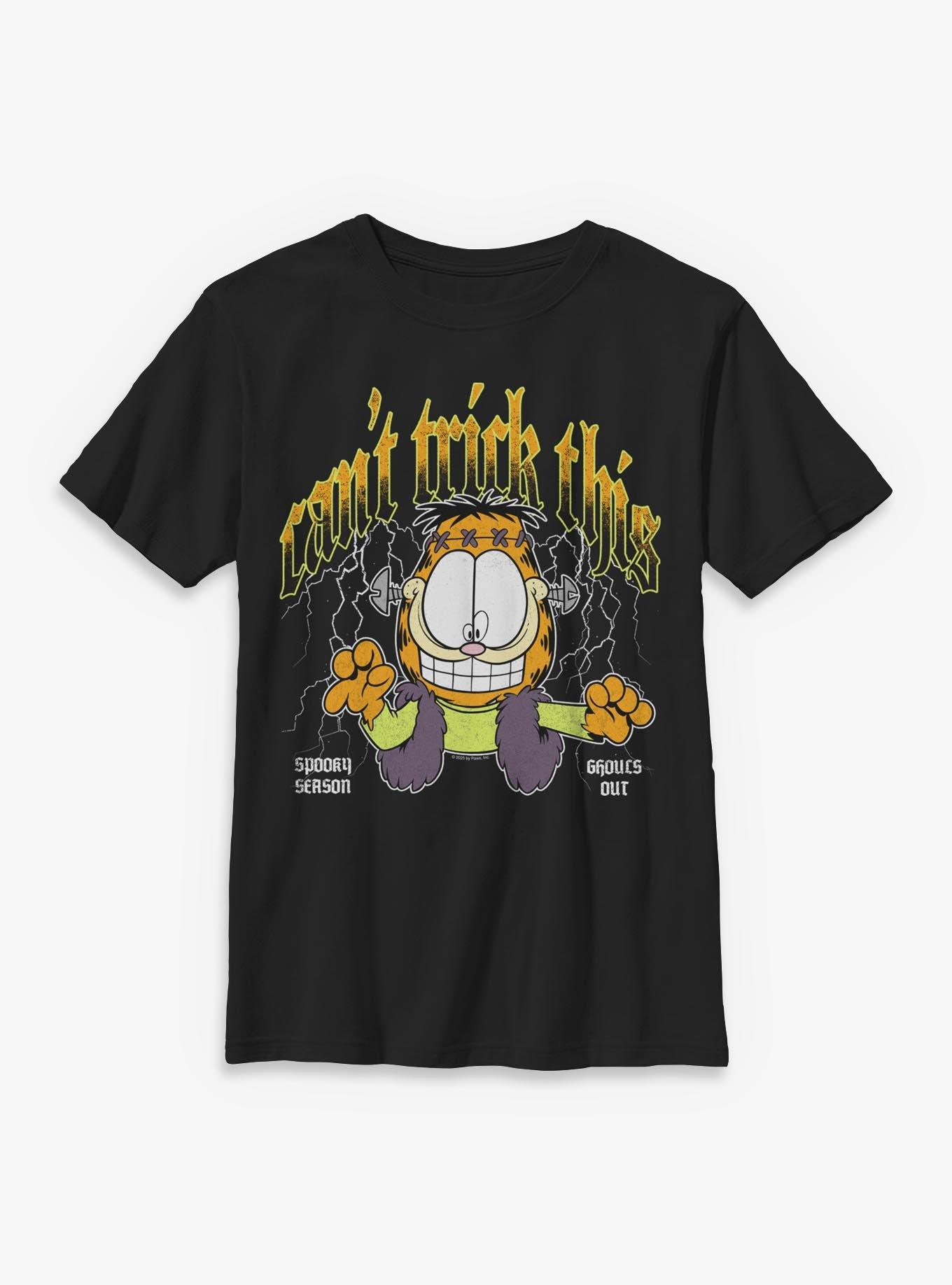 Garfield Can't Trick This Spooky Season Youth T-Shirt, , hi-res