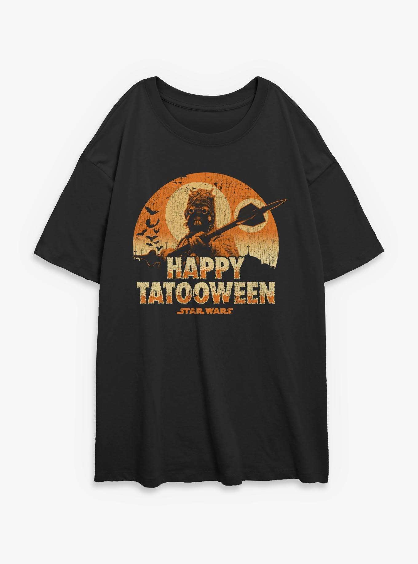 Star Wars Happy Tatooween Womens Oversized T-Shirt, , hi-res