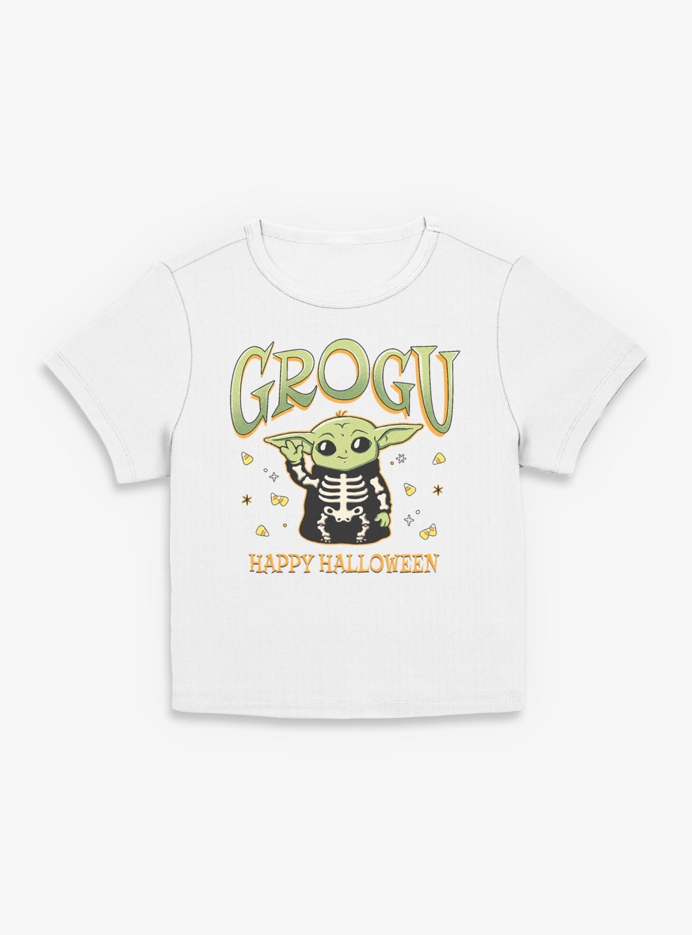 Star Wars The Mandalorian Grogu Happy Halloween Women Baby T-Shirt, , hi-res