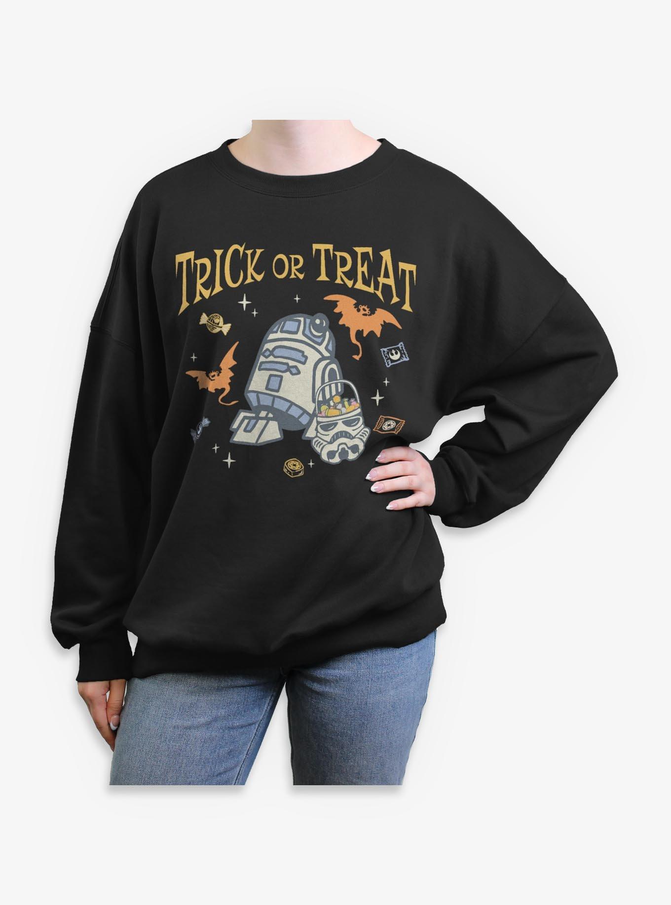 Star Wars R2-D2 Trick or Treat Womens Oversized Sweatshirt, , hi-res