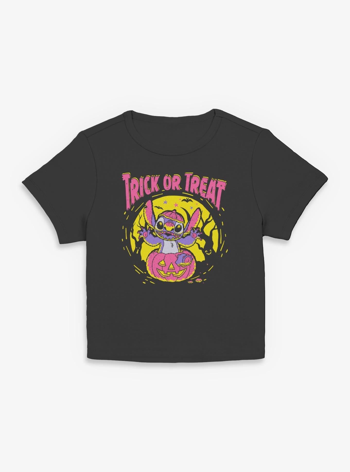 Disney Lilo & Stitch Spooky Trick Or Treat Stitch Women Baby T-Shirt, , hi-res