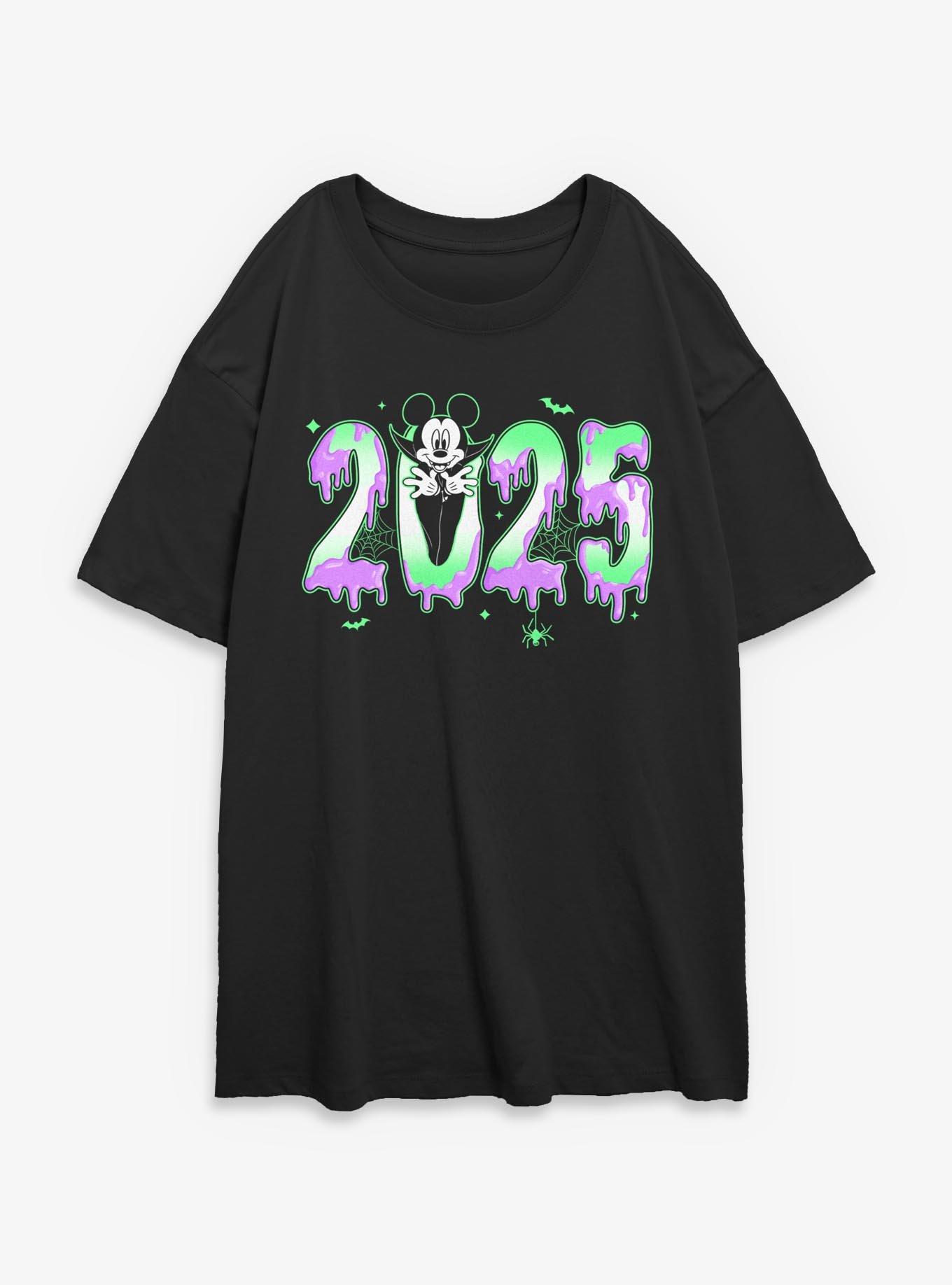 Disney Mickey Mouse Spooky Year 2025 Womens Oversized T-Shirt, , hi-res