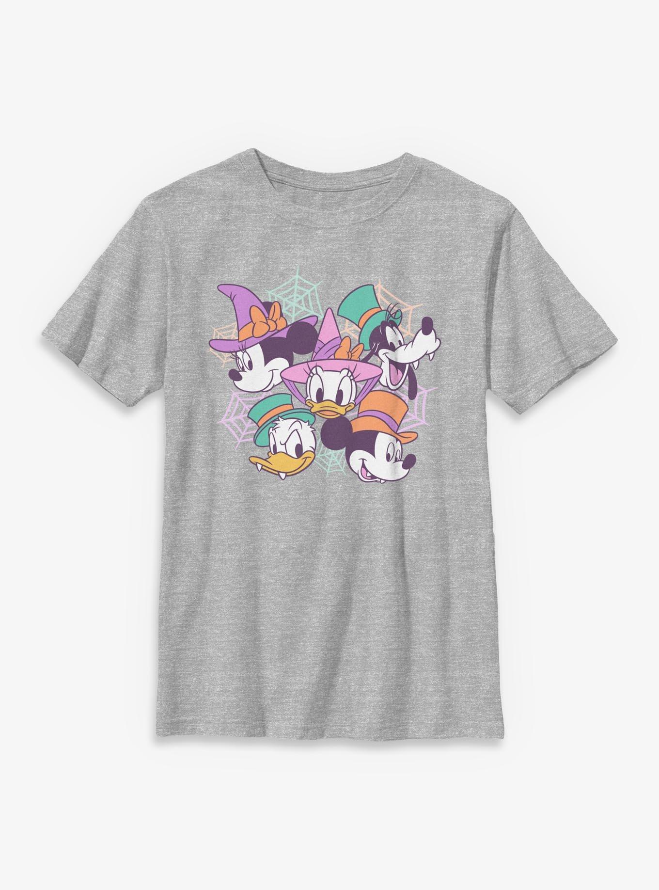Disney Mickey Mouse & Friends Spooky Group Faces Youth T-Shirt, , hi-res