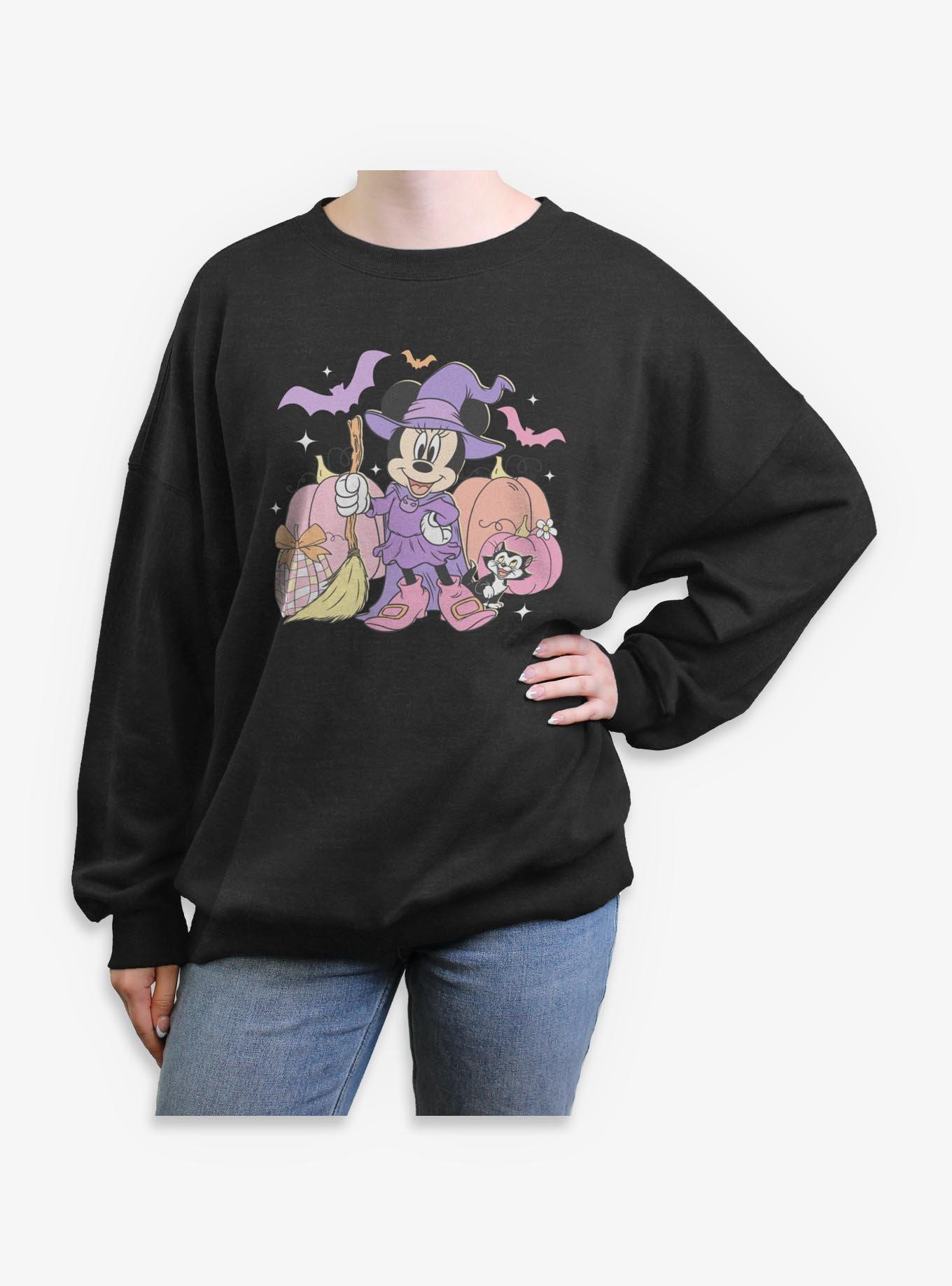 Disney Minnie Mouse Haunted Minnie Womens Oversized Sweatshirt, , hi-res
