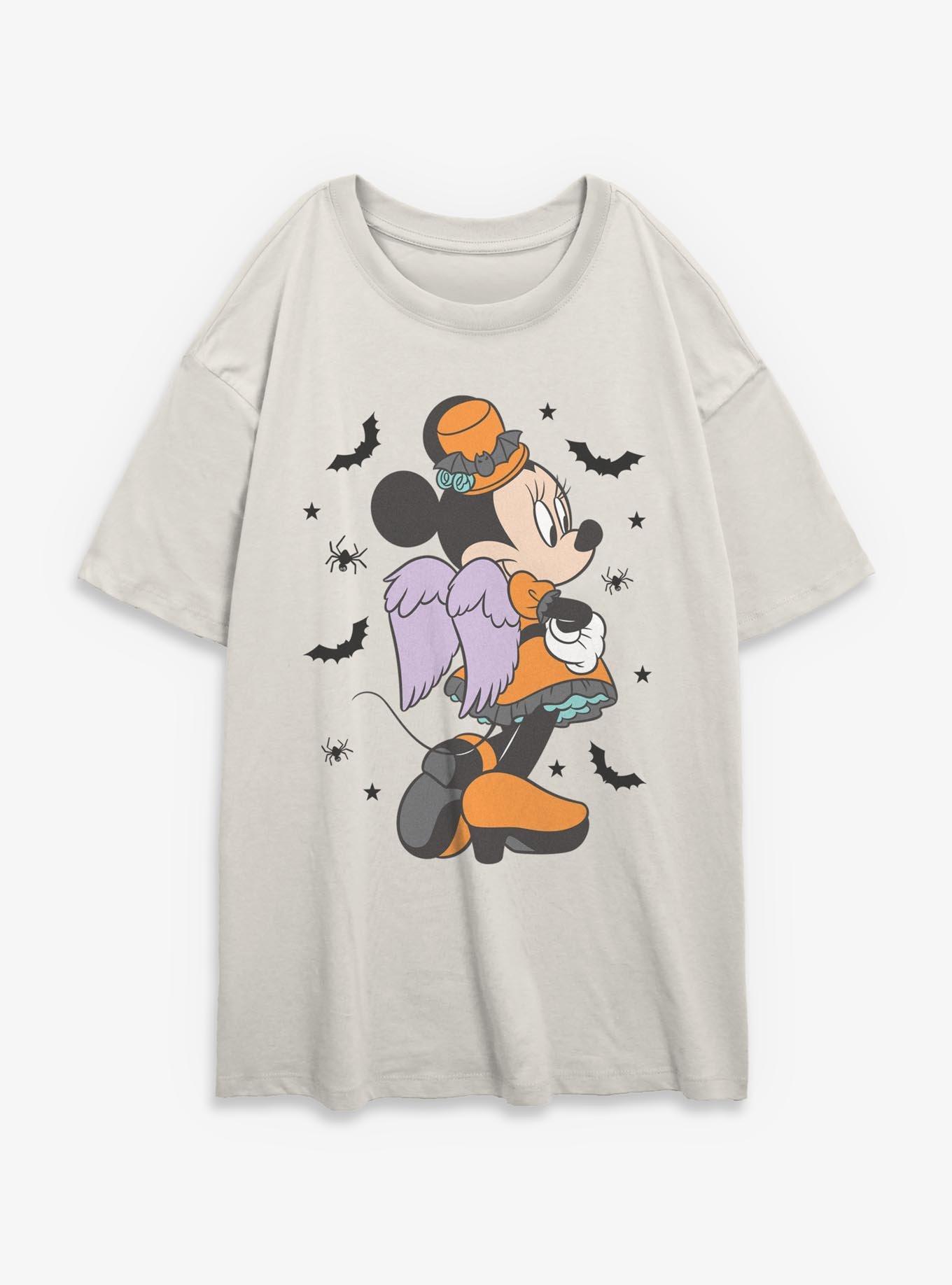 Disney Minnie Mouse Spooky Vibes Minnie Womens Oversized T-Shirt, , hi-res