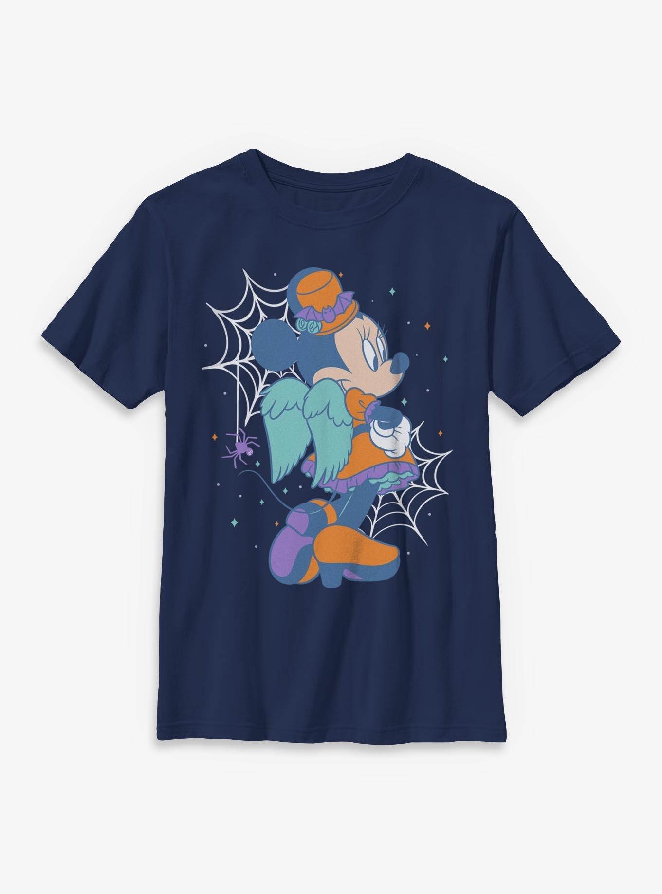 Disney Minnie Mouse Haunted Vibes Minnie Youth T-Shirt, , hi-res