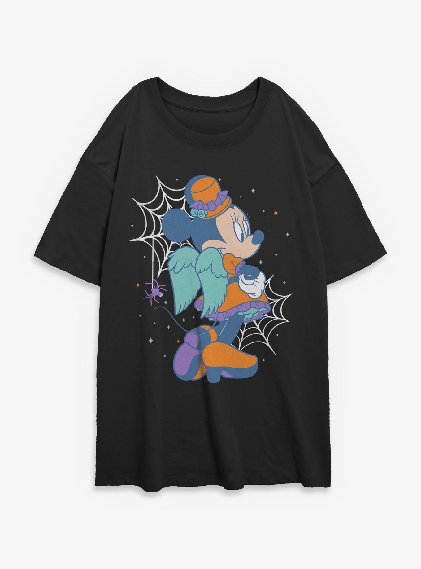Disney Minnie Mouse Haunted Vibes Minnie Womens Oversized T-Shirt, , hi-res