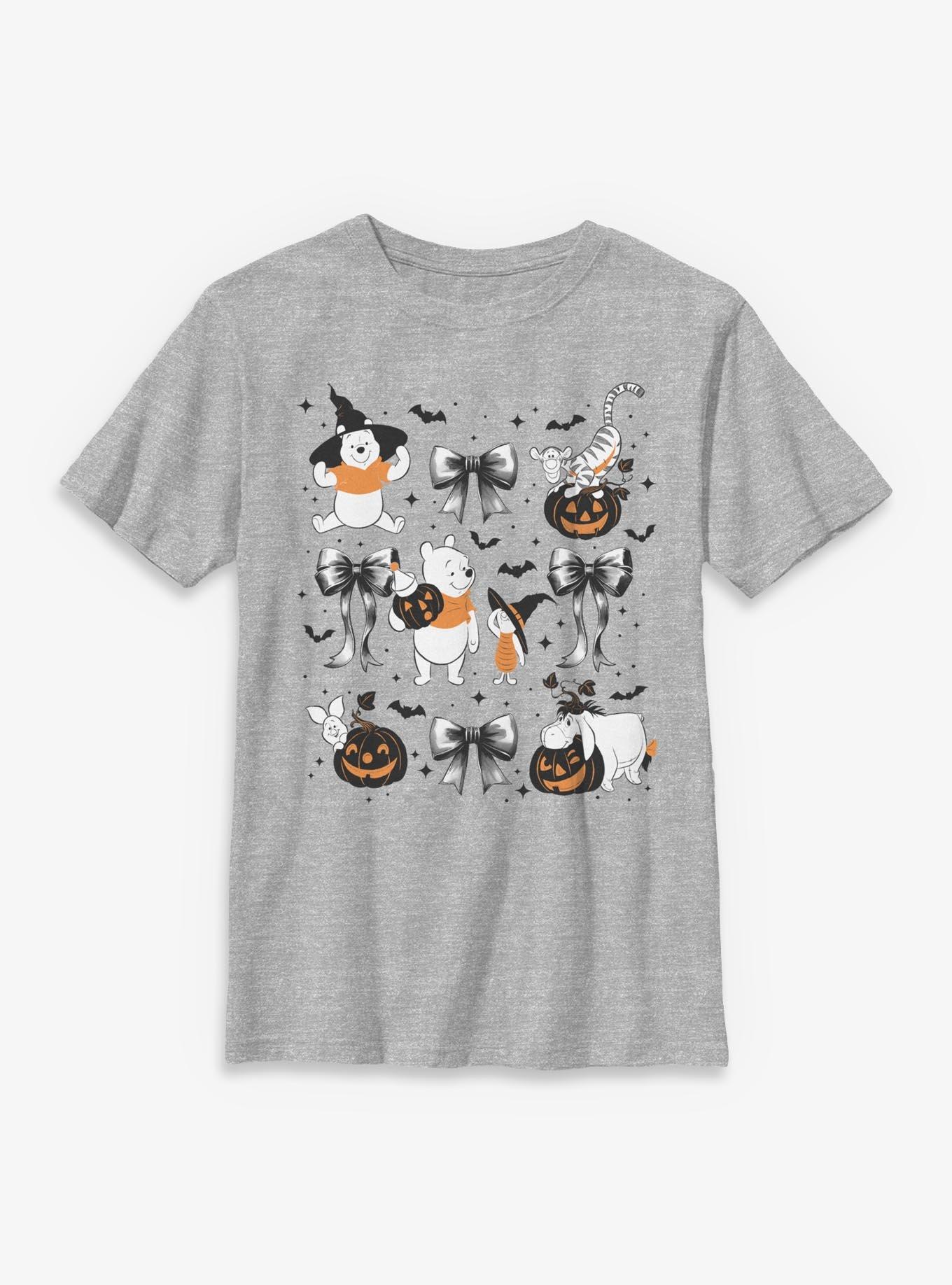 Disney Winnie The Pooh Spooky Bows & Bats Youth T-Shirt, , hi-res