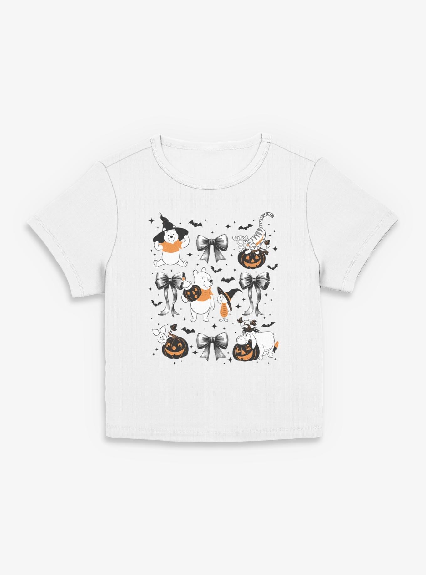 Disney Winnie The Pooh Spooky Bows & Bats Women Baby T-Shirt, , hi-res