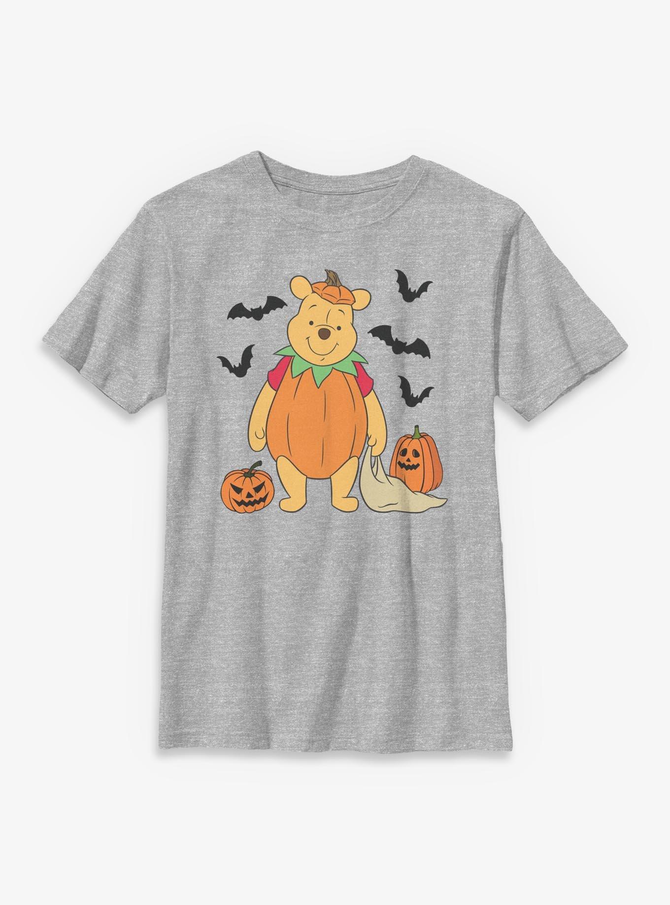 Disney Winnie The Pooh Spooky Pumpkin Pooh Youth T-Shirt, , hi-res