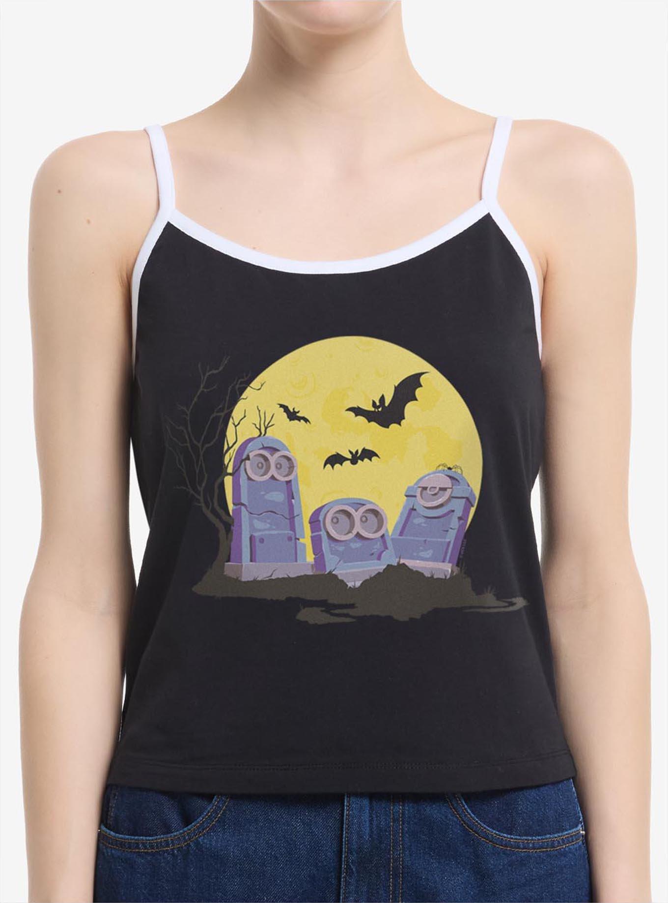 Minions Spooky Tombstone Cemetery Womens Cami, , hi-res