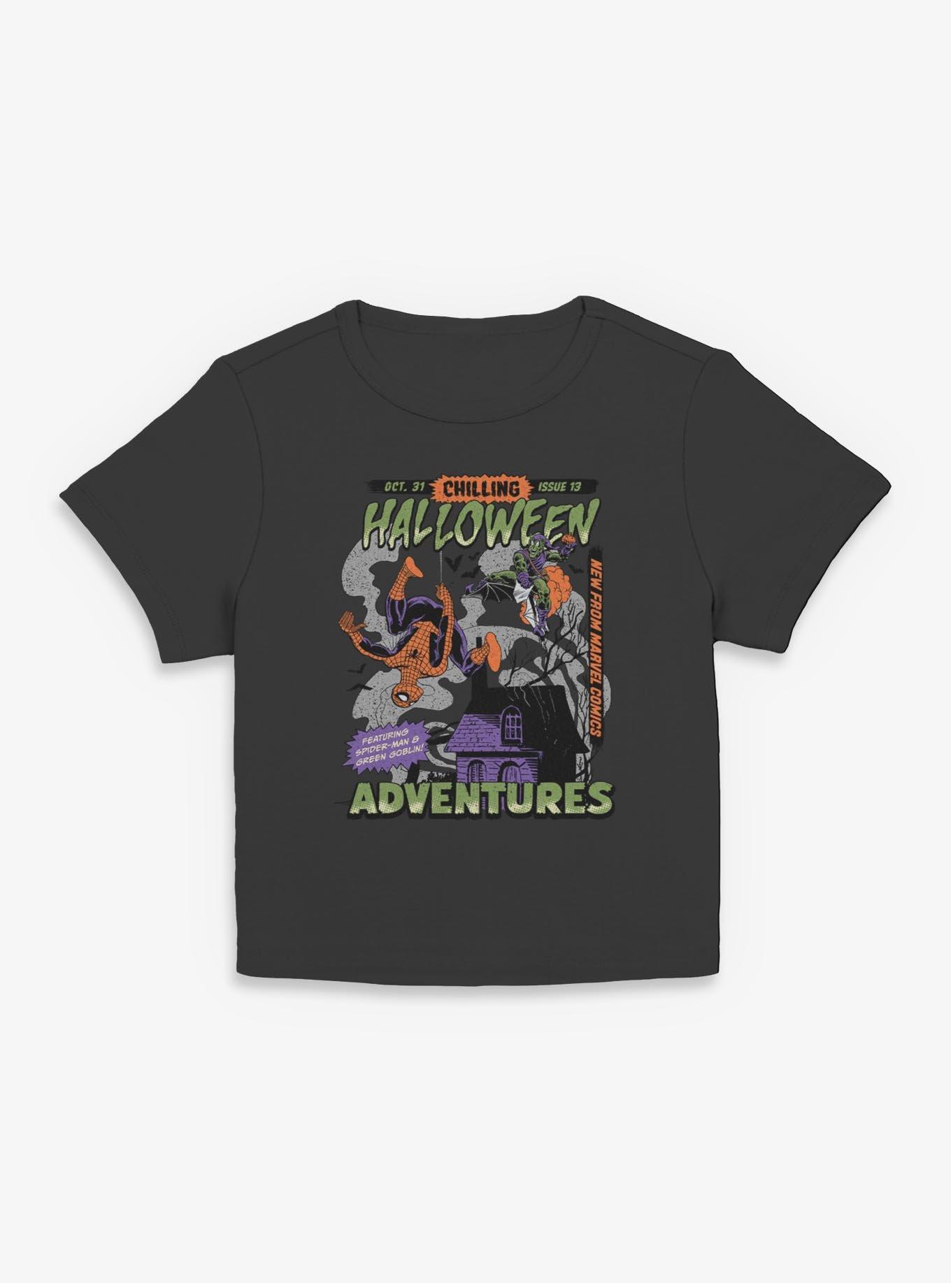 Marvel Spider-Man Chilling Halloween Adventures Comic Style Cover Women Baby T-Shirt, , hi-res