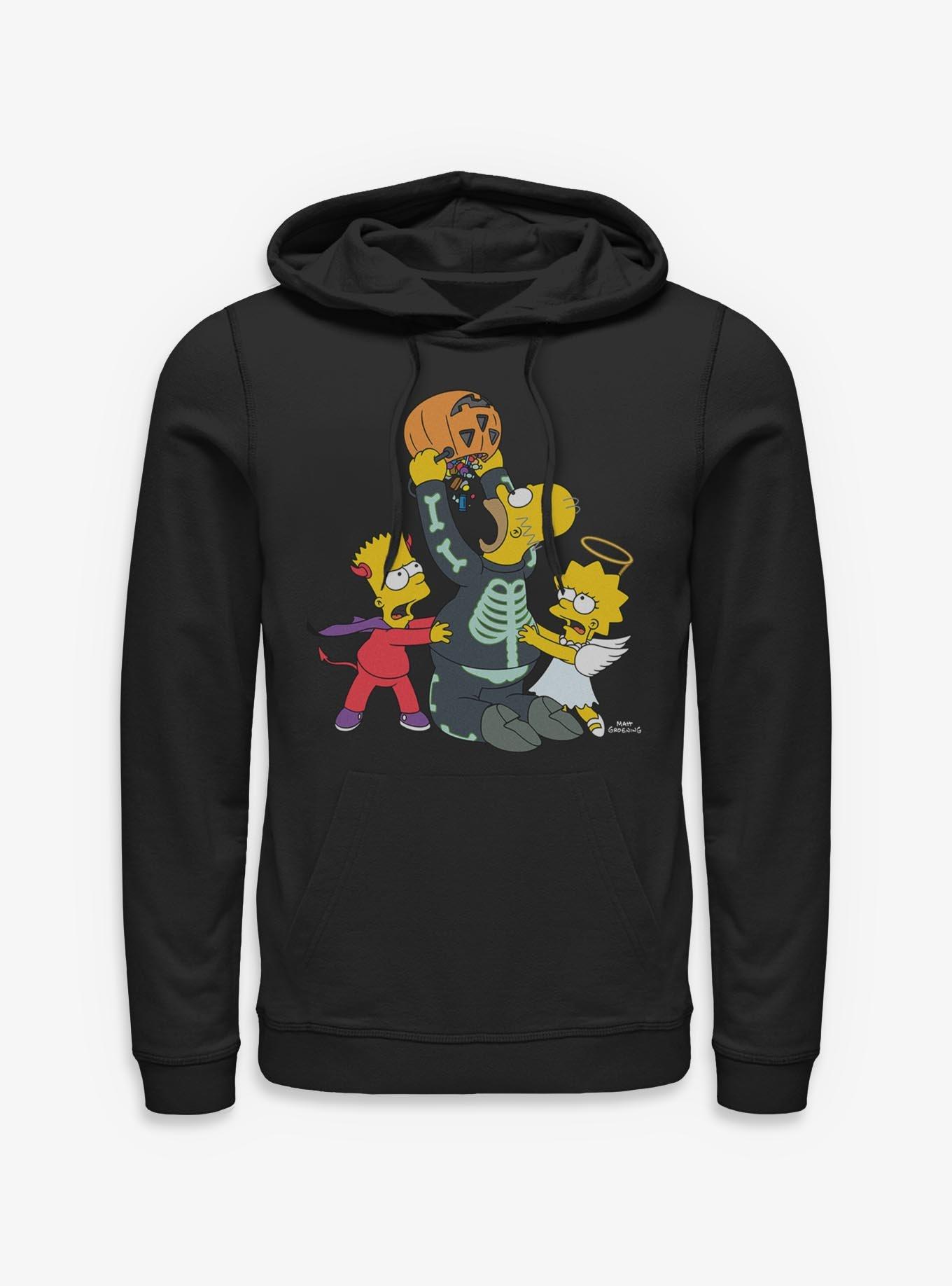 The Simpsons Halloween Candy Fight Hoodie, , hi-res