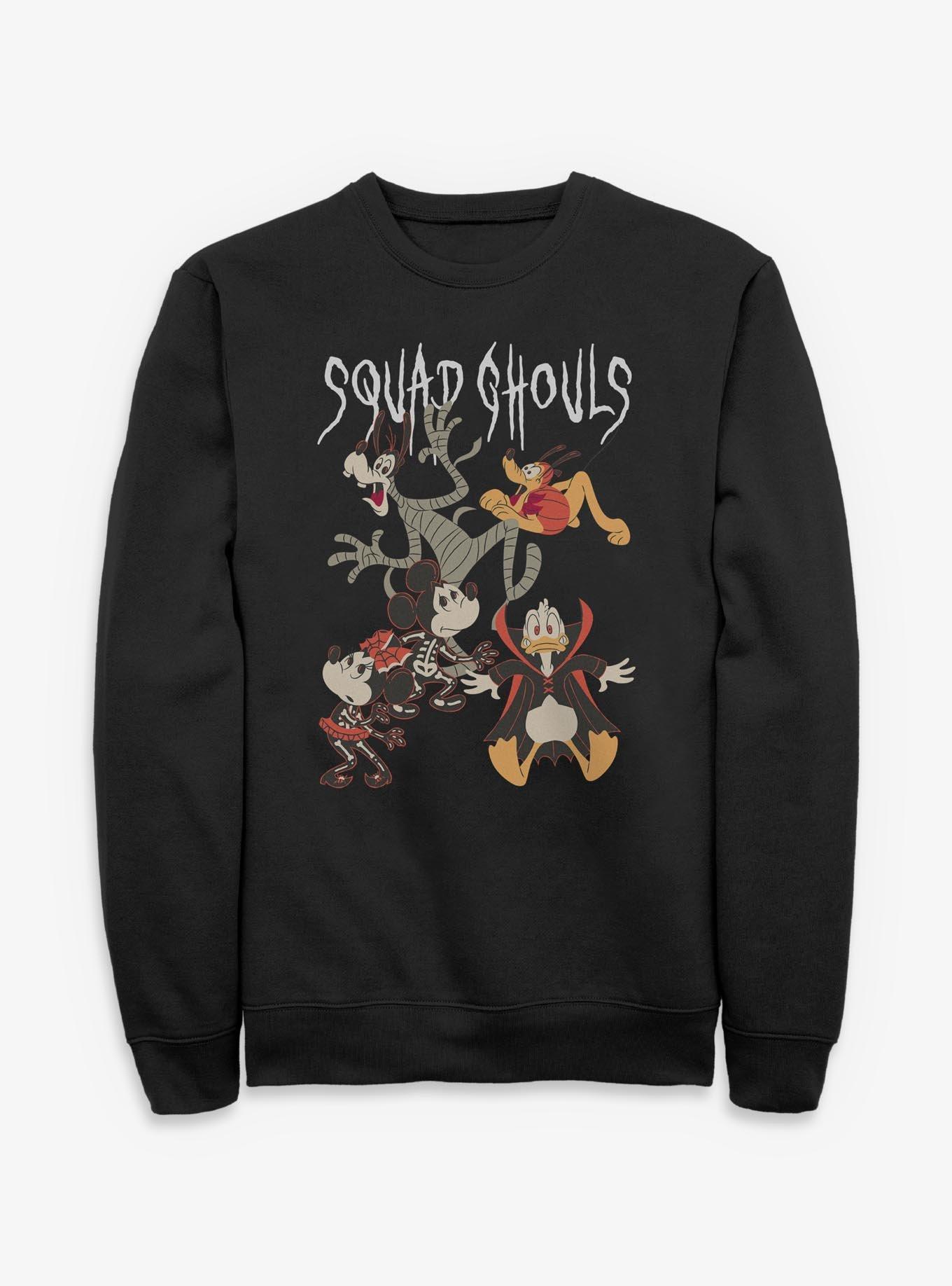 Disney Mickey Mouse & Friends Squad Ghouls Sweatshirt, , hi-res