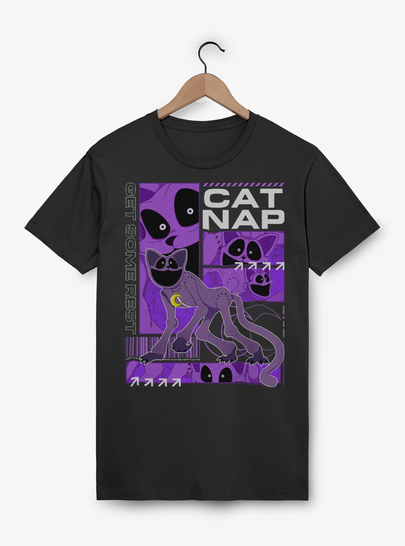 Poppy Playtime Catnap Is Your Friend T-Shirt, BLACK, hi-res
