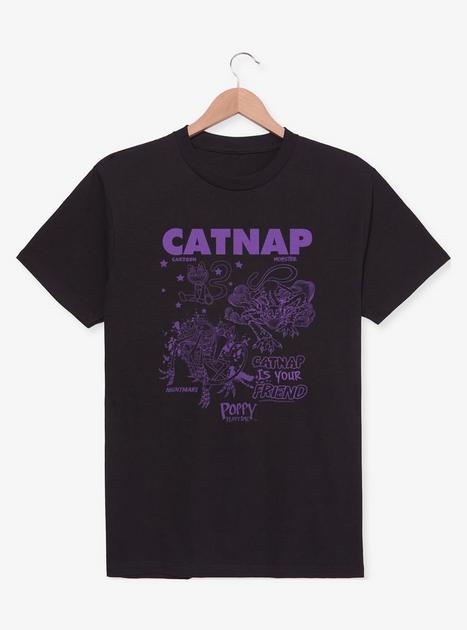 Poppy Playtime Catnap T-Shirt - BLACK | BoxLunch