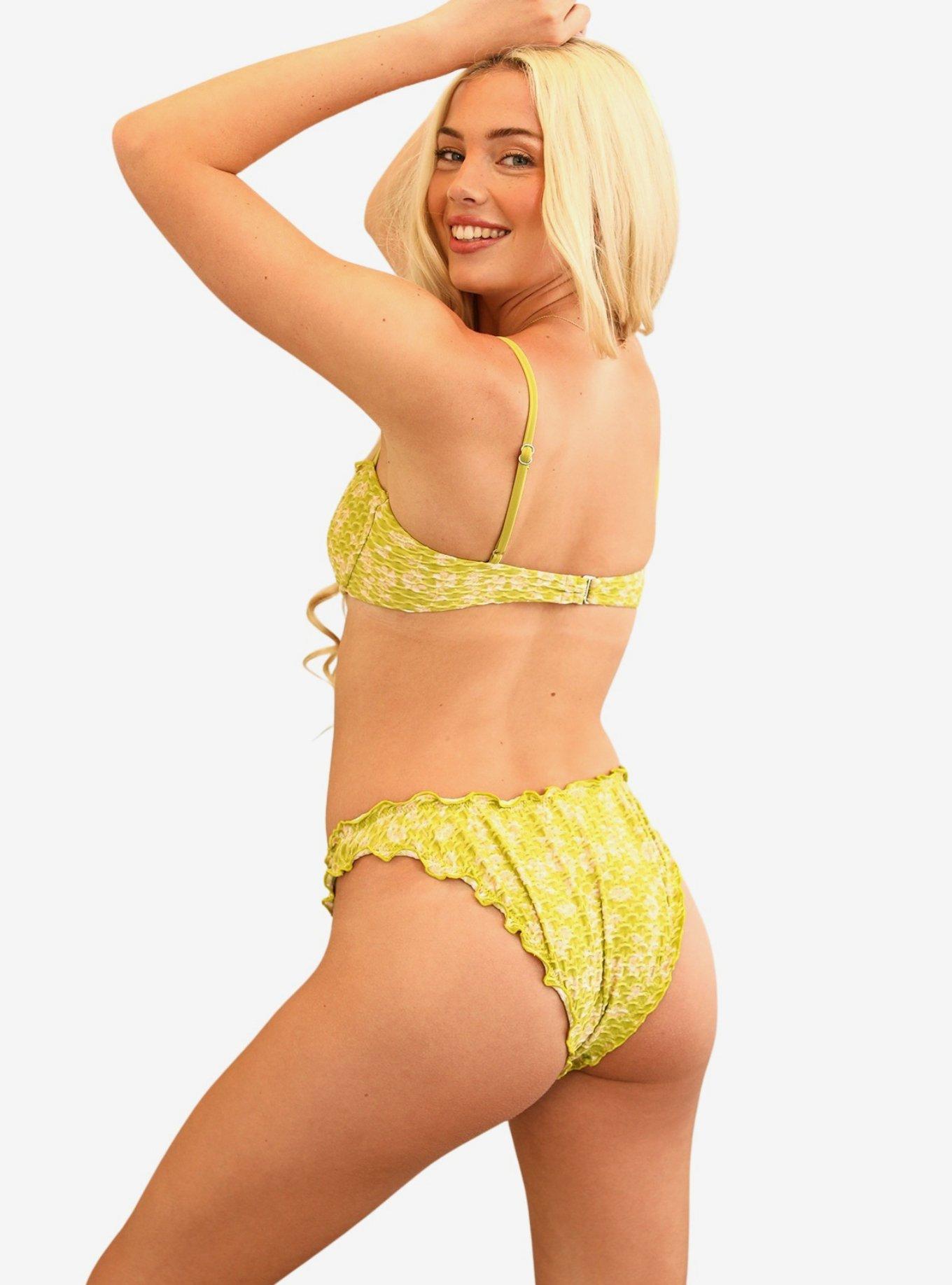 Dippin' Daisy's June Cheeky Bikini Bottom, GREEN, hi-res