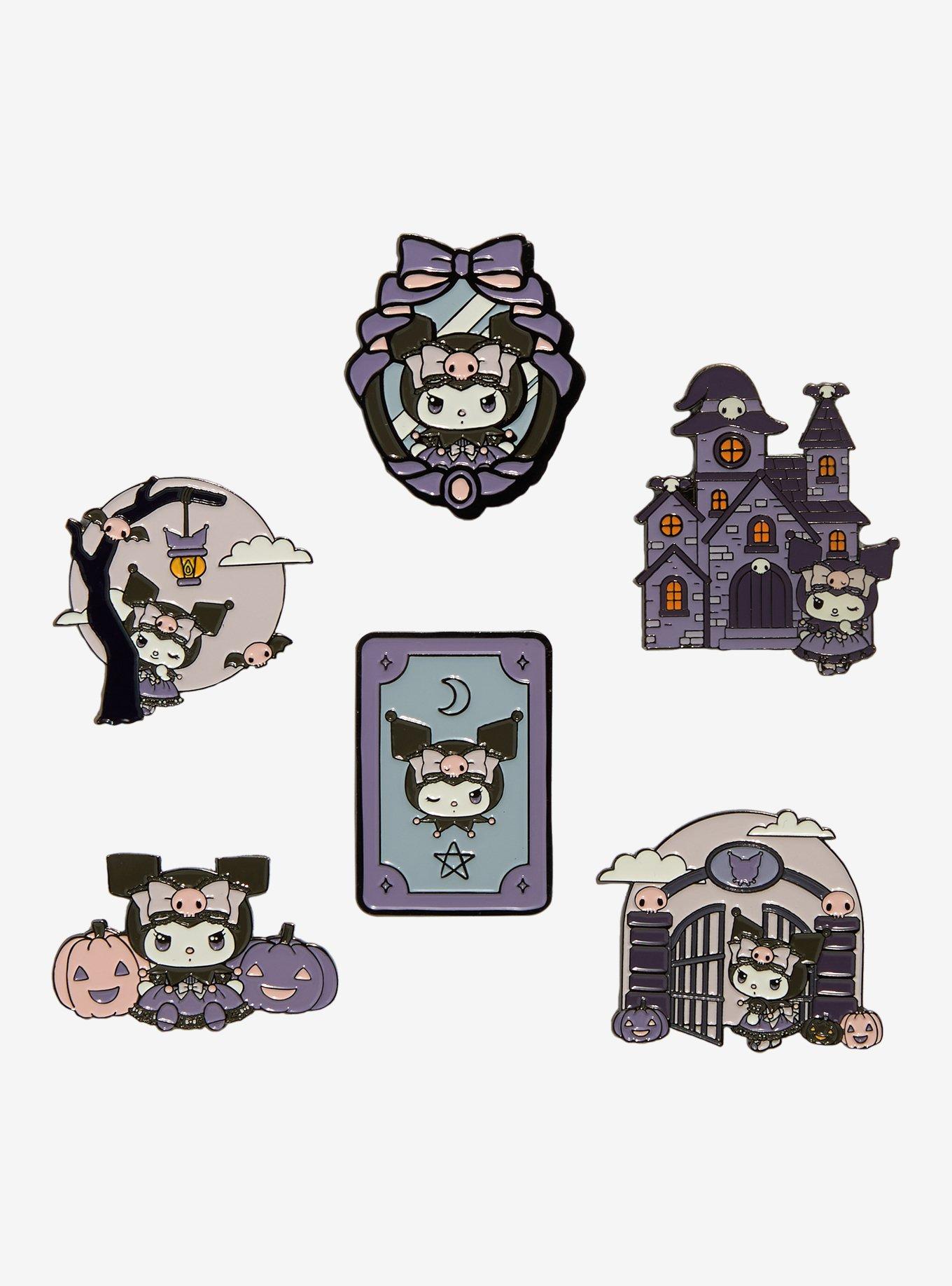 Kuromi's Mischief Mansion Blind Bag Enamel Pin Hot Topic Exclusive, , hi-res