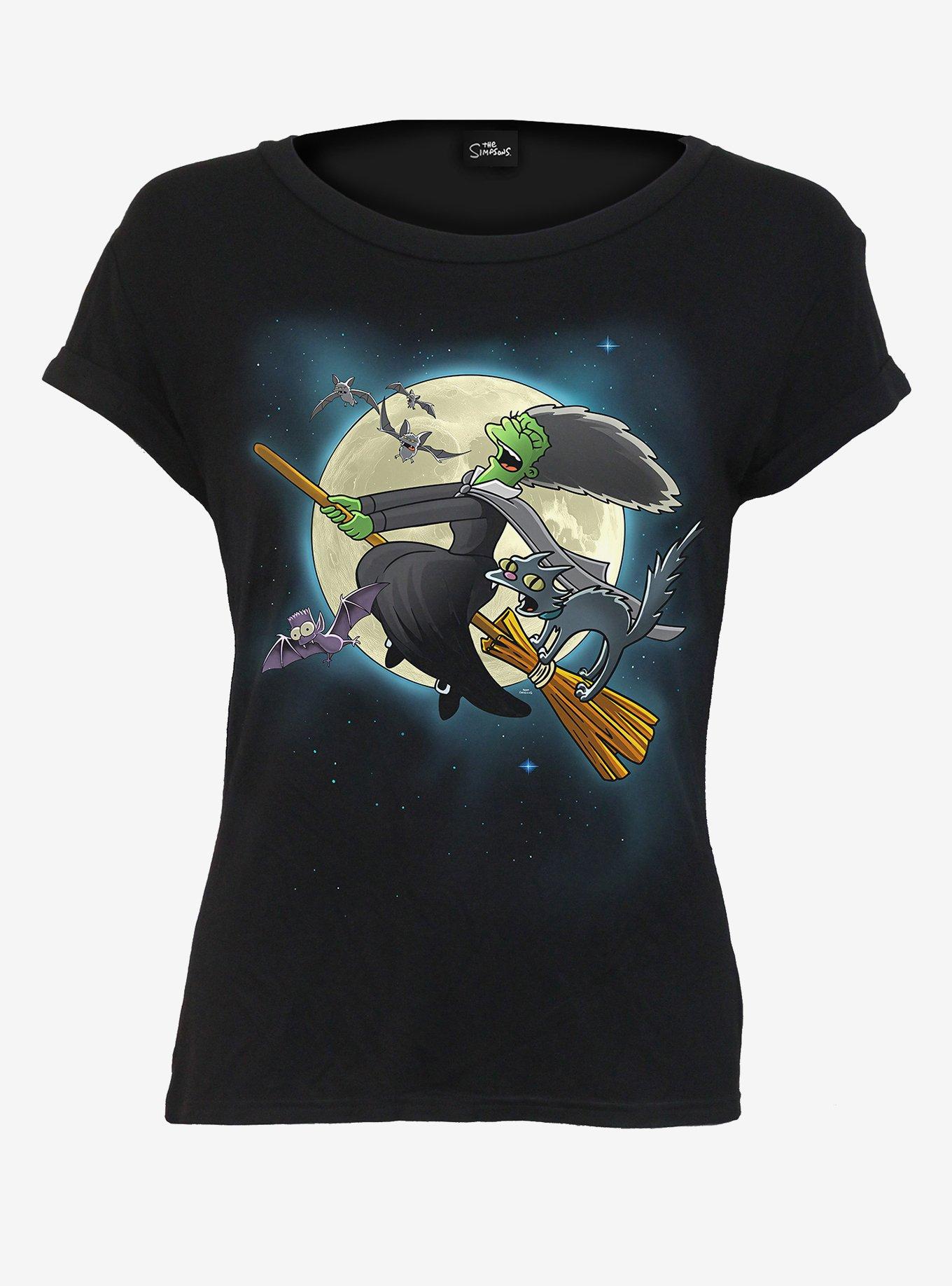 The Simpsons Marge Witch Boatneck Cap Sleeve Top, , hi-res