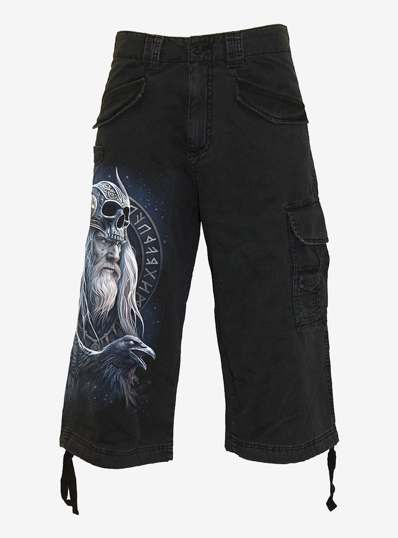 Odin's Warrior Vintage 3/4 Long Cargo Shorts