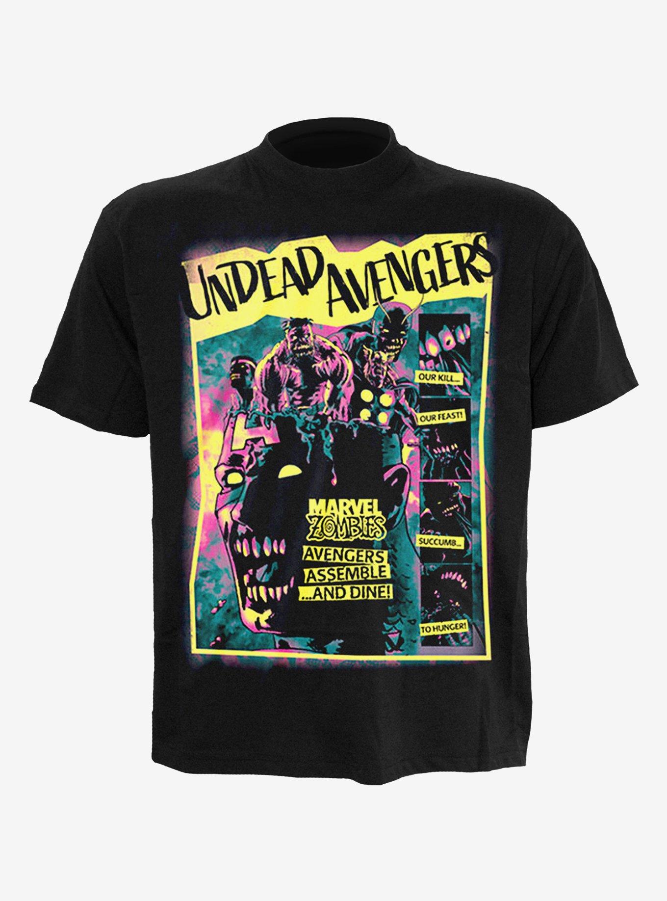 Marvel Avengers Zombies Undead Front Print T-Shirt, , hi-res