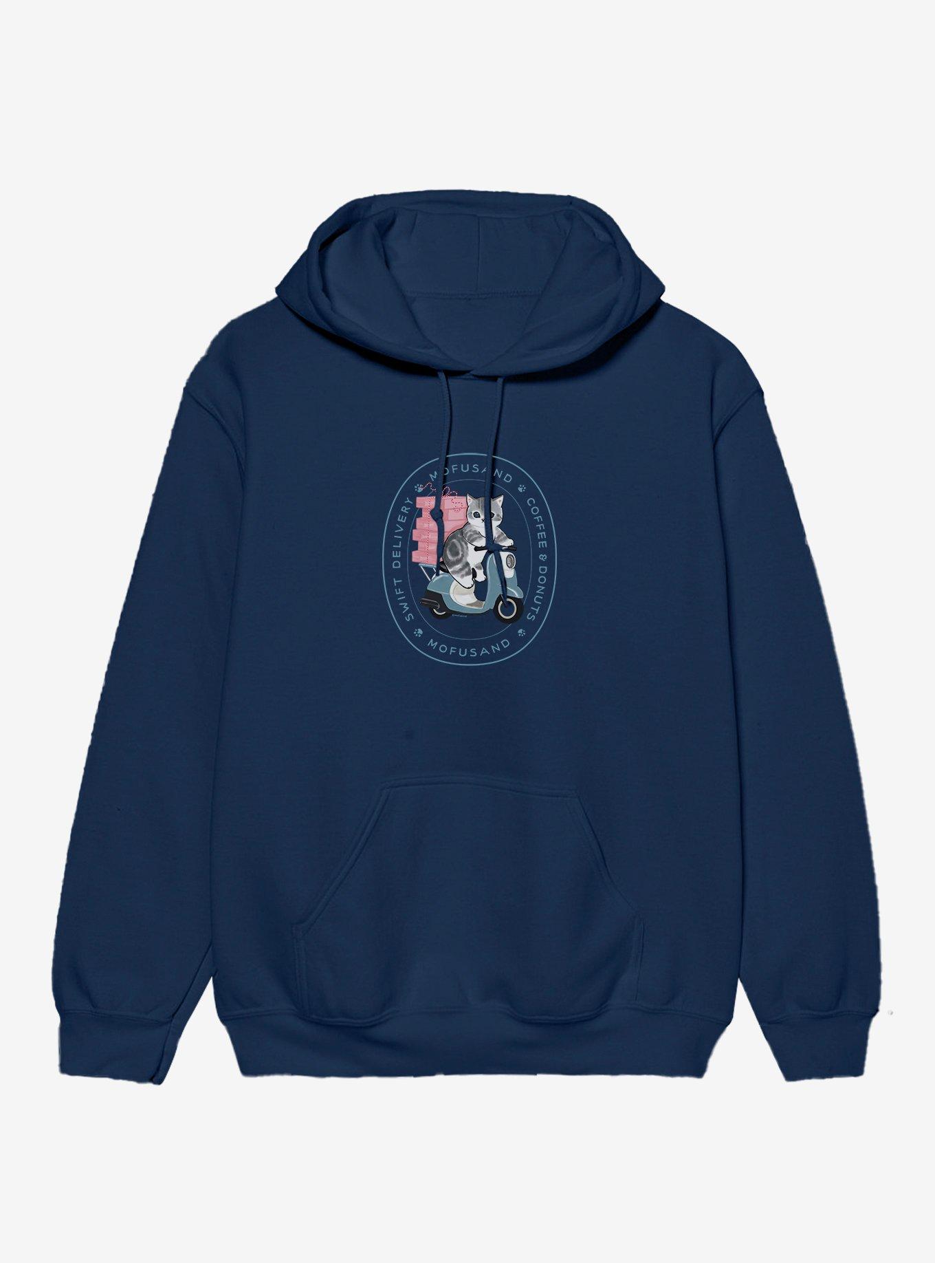 Mofusand Coffee & Donuts Swift Delivery Hoodie, , hi-res