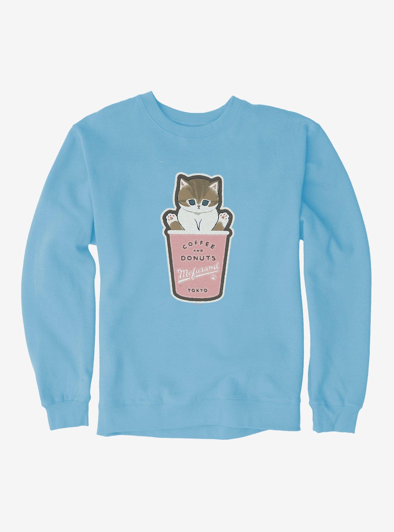 Mofusand Coffee & Donuts Tokyo Cup Sweatshirt, , hi-res