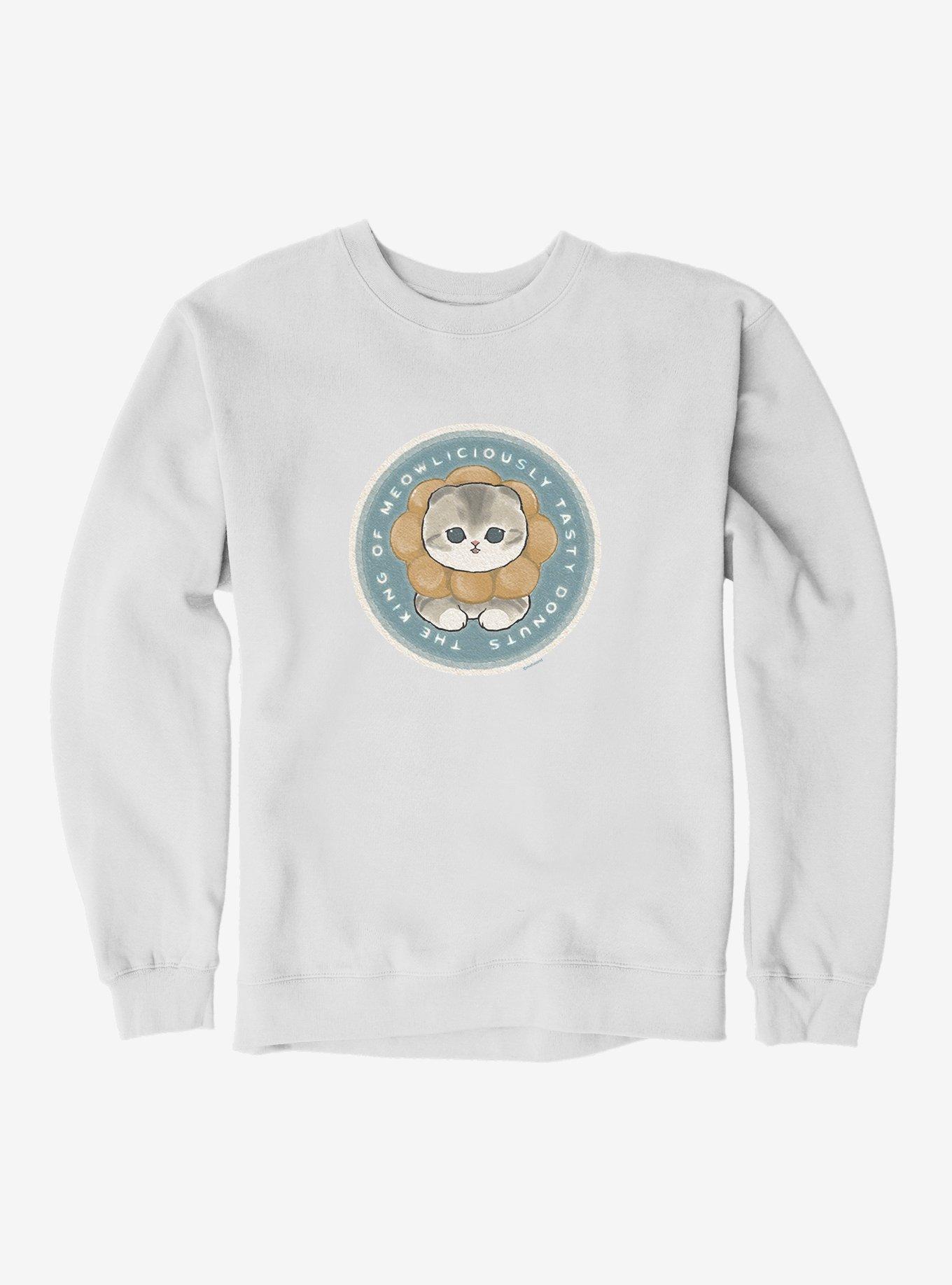 Mofusand The King Of Meowliciously Tasty Donuts Sweatshirt, , hi-res