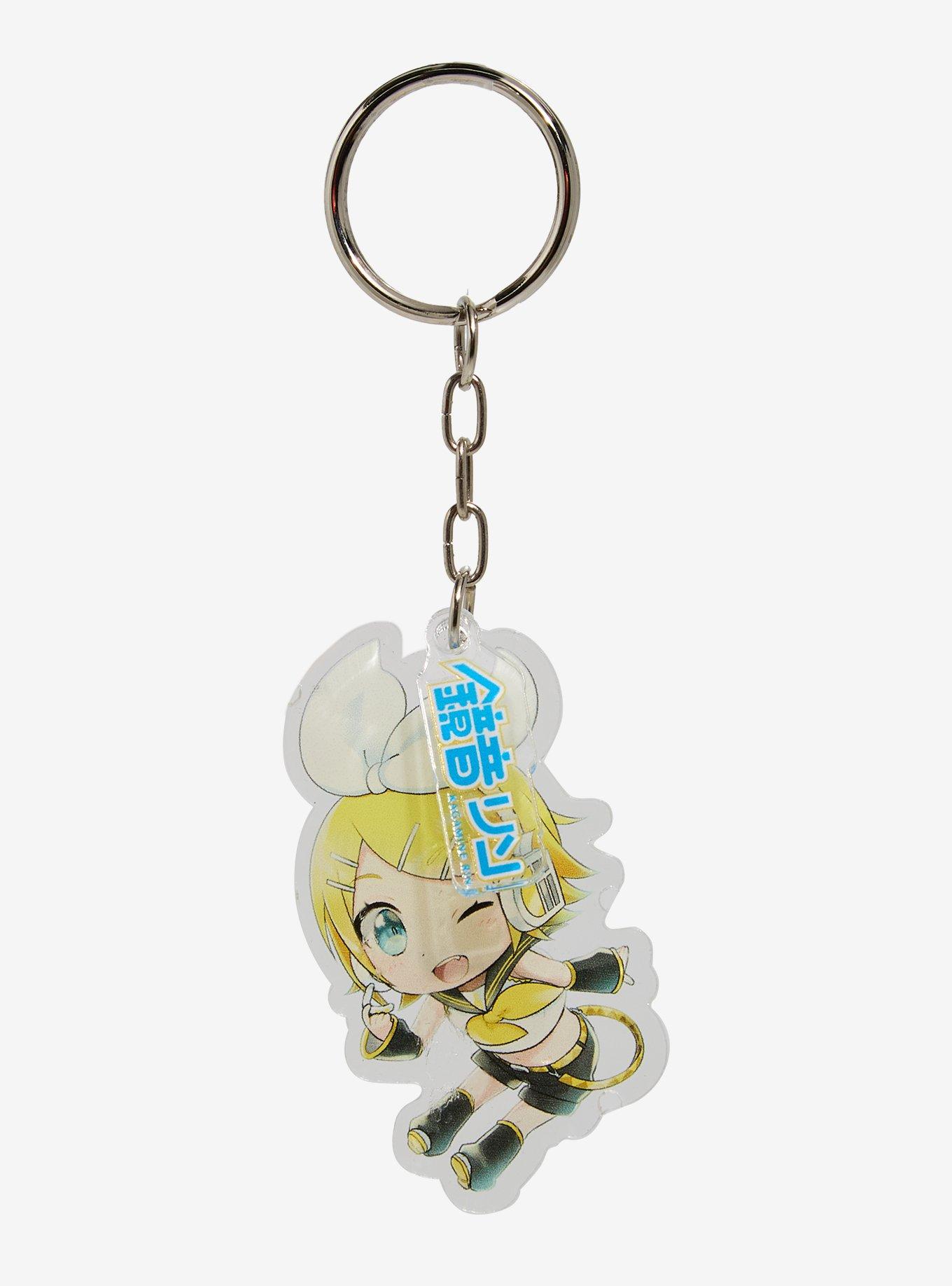 Hatsune Miku Kagamine Rin Acrylic Key Chain, , hi-res