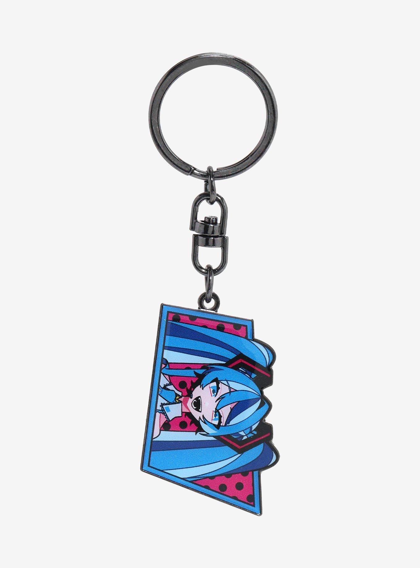 Hatsune Miku Polka Dots Key Chain | Hot Topic