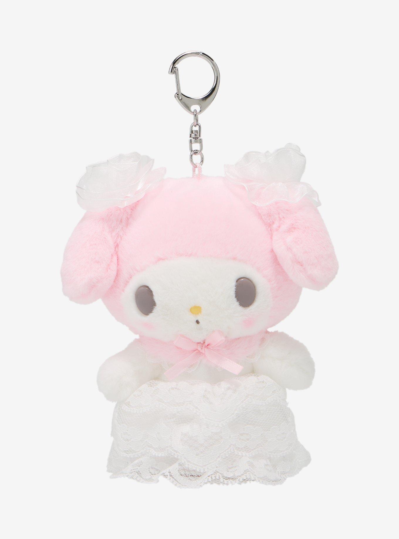 Sanrio Japan Originals My Melody White Lady Plush Bag Charm, , hi-res