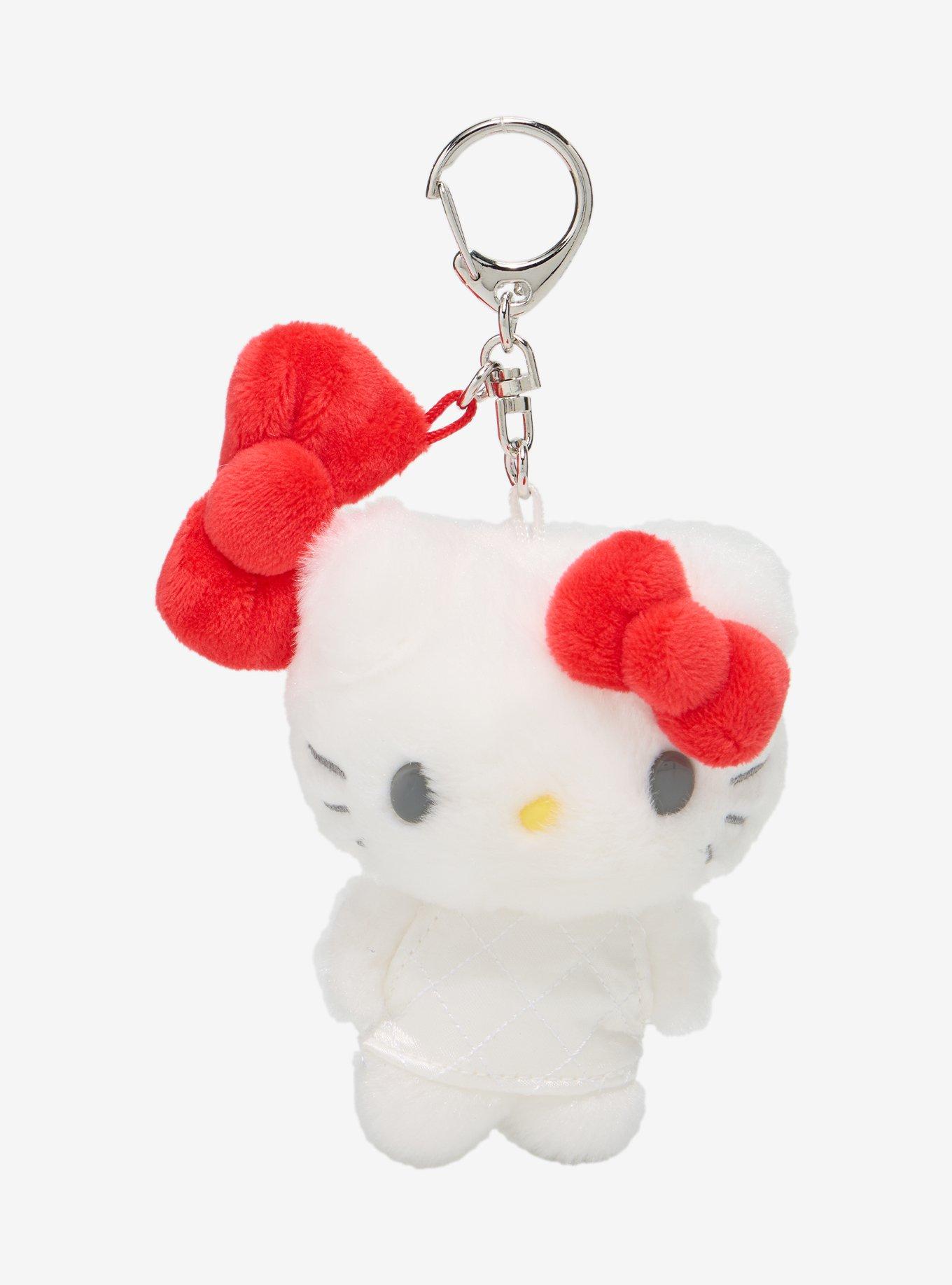 Sanrio Japan Originals Hello Kitty Red Quilted Plush Bag Charm