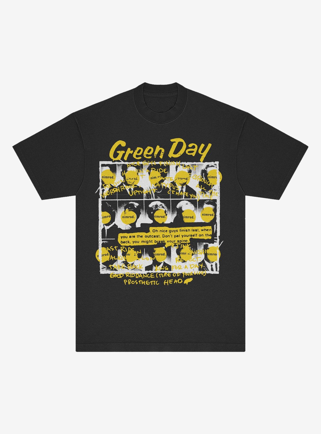 Green Day Nimrod Grid T-Shirt, , hi-res