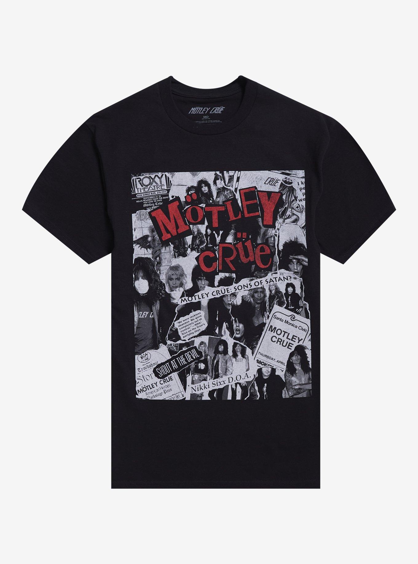 Mötley Crüe Shout At The Devil Collage T-Shirt, , hi-res