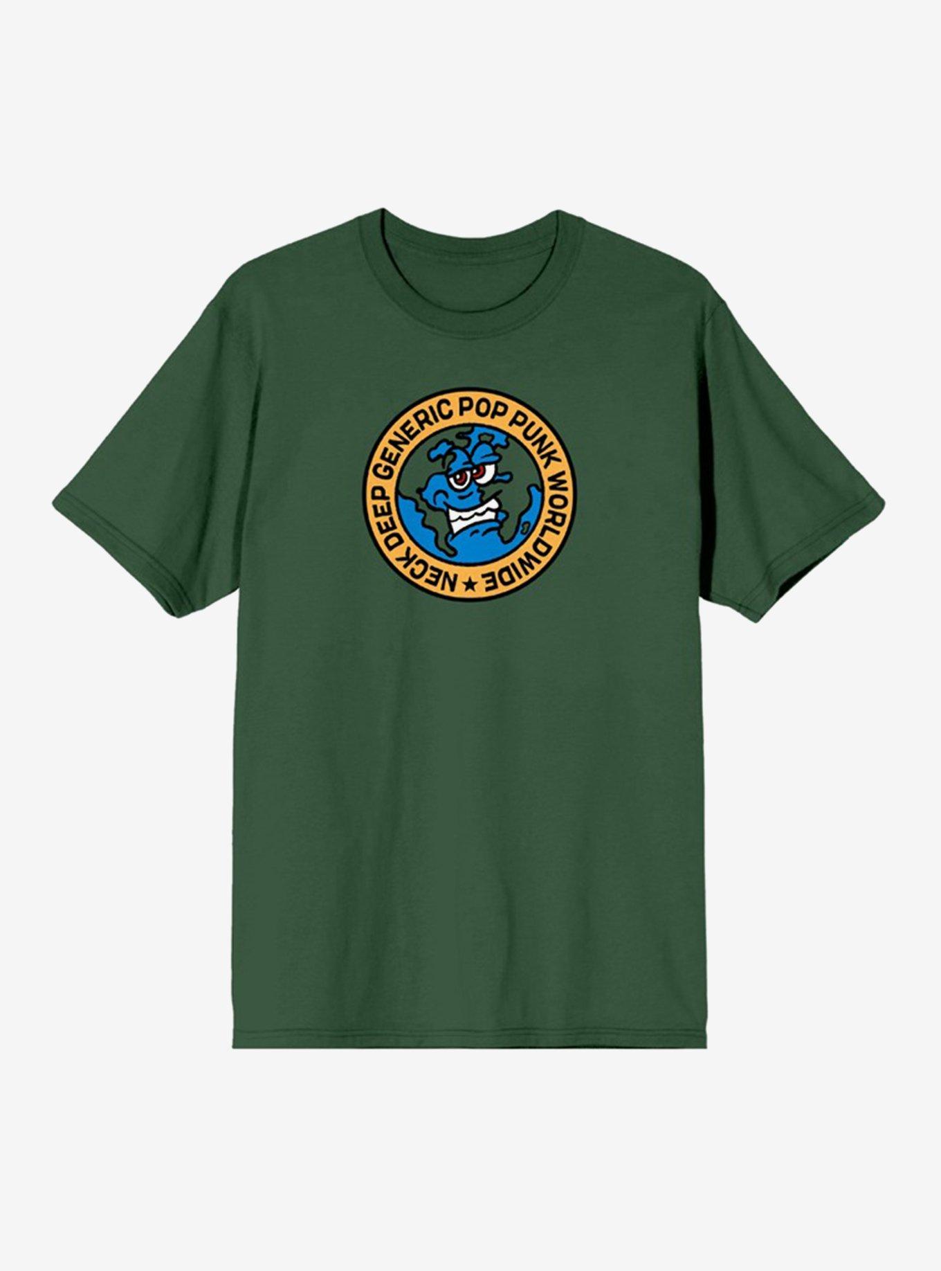 Neck Deep Smiling Earth T-Shirt, , hi-res