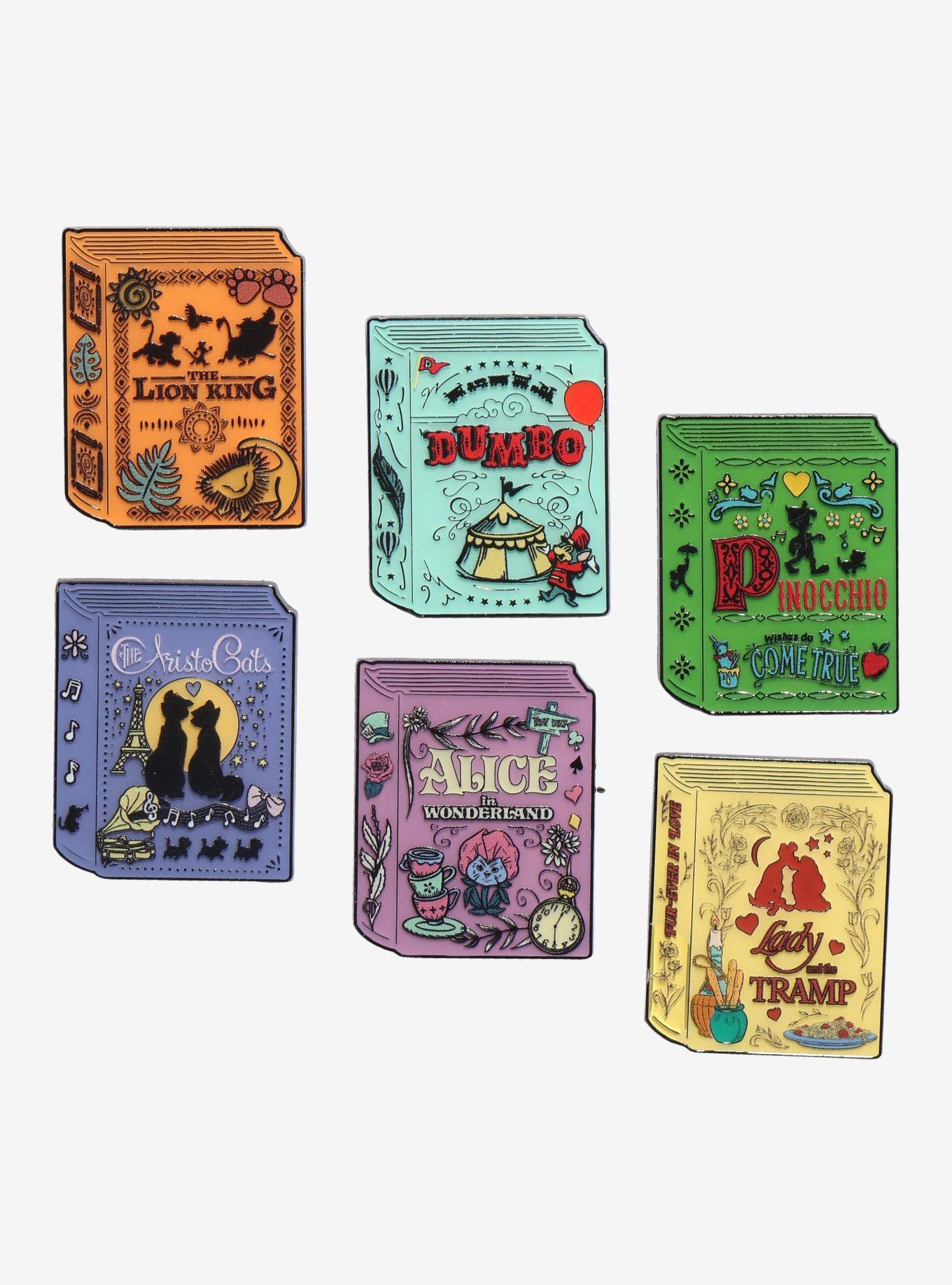Loungefly Disney Books Blind Box Enamel Pin Hot Topic Exclusive, , hi-res