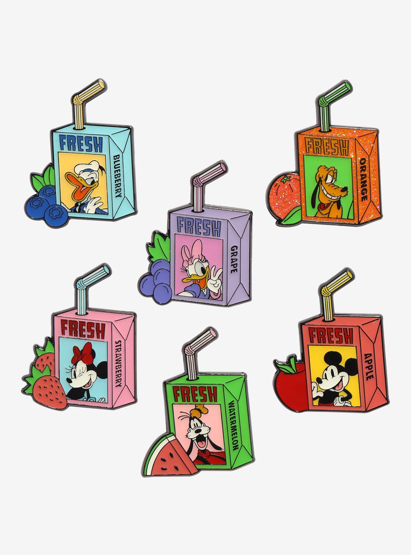 Loungefly Disney Mickey Mouse And Friends Juice Box Blind Box Enamel Pin Hot Topic Exclusive, , hi-res