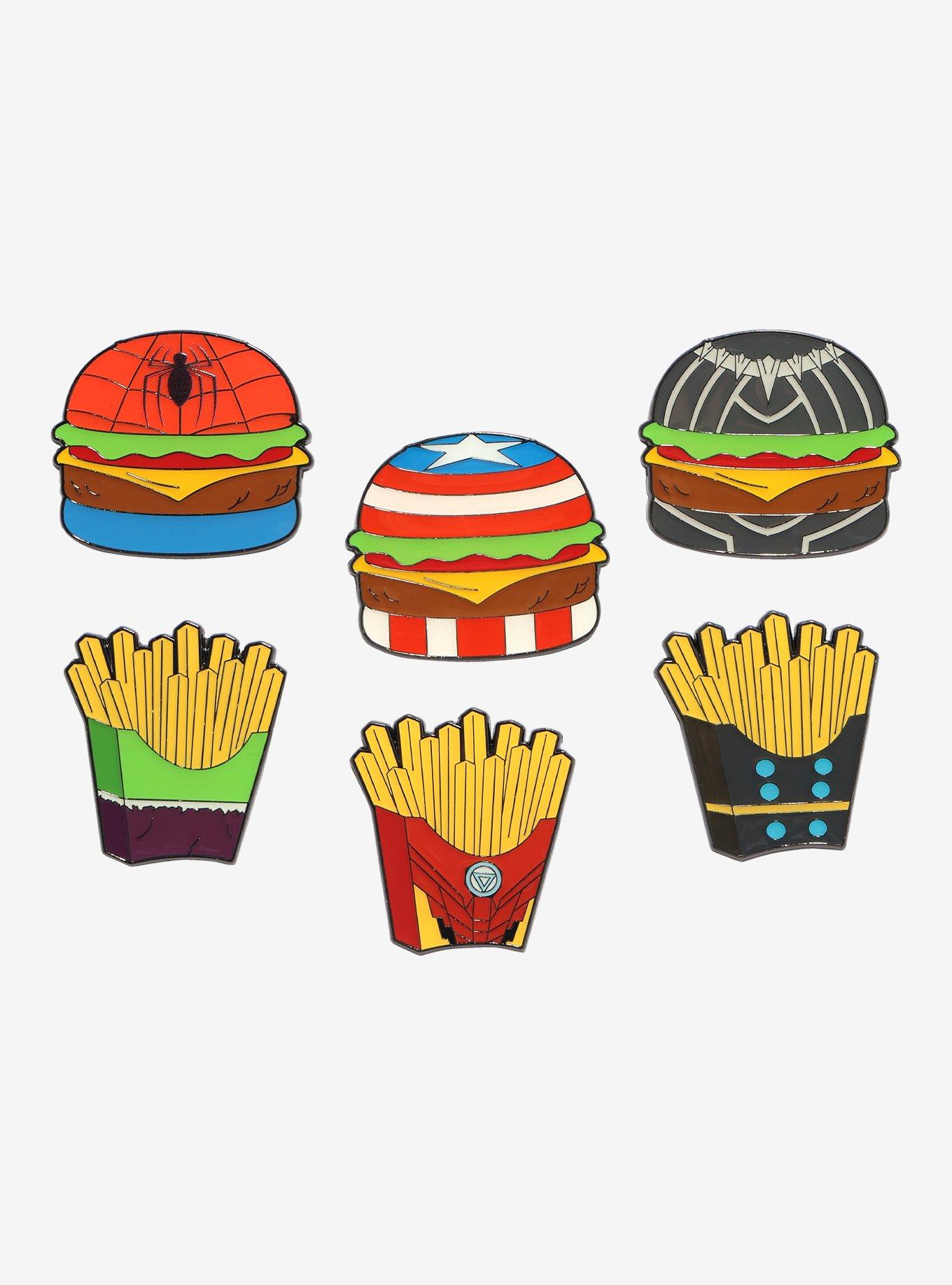 Loungefly Marvel Fast Food Blind Box Enamel Pin Hot Topic Exclusive, , hi-res