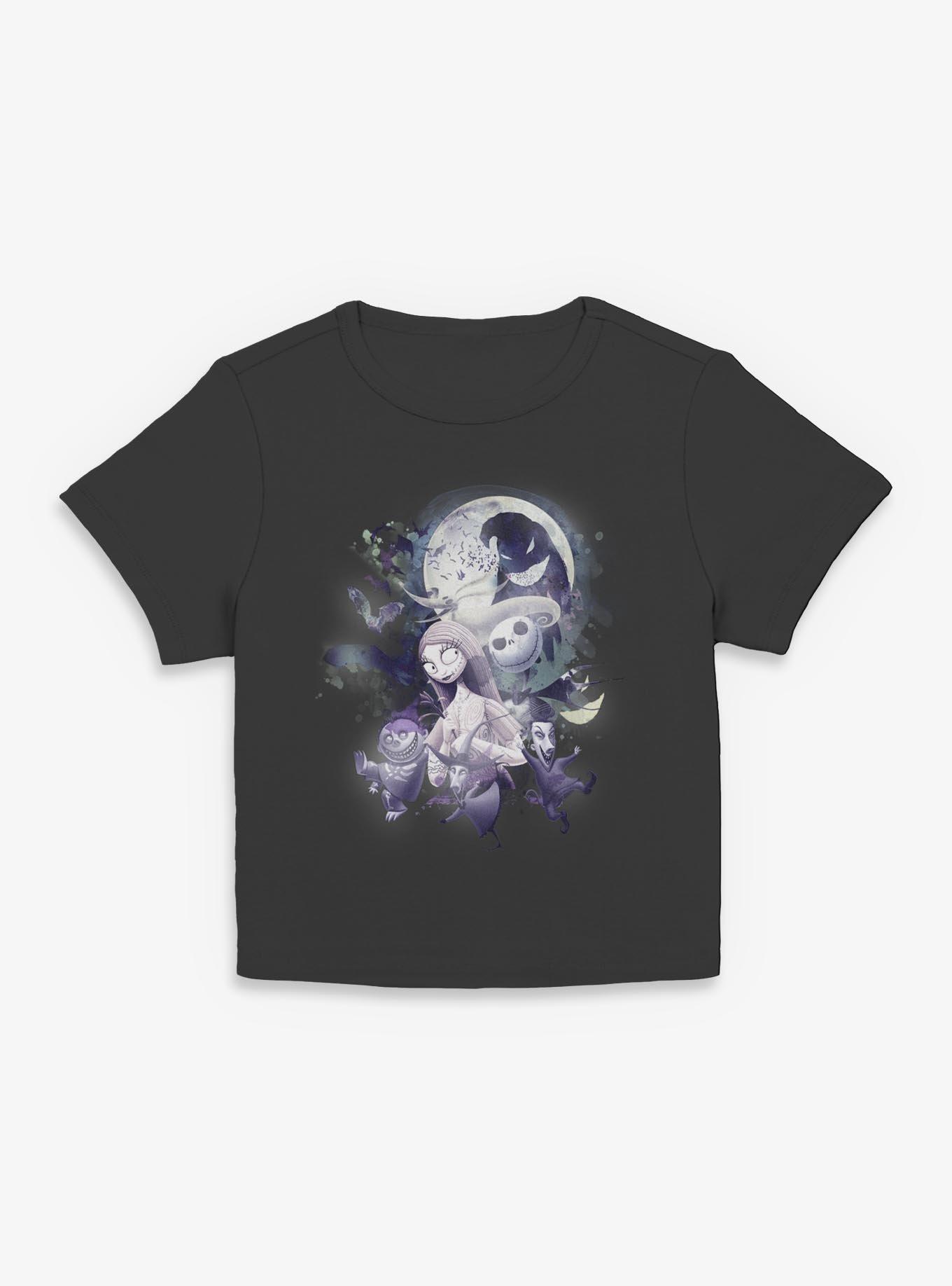 Disney The Nightmare Before Christmas Glow Night Girls Baby T-Shirt, BLACK, hi-res