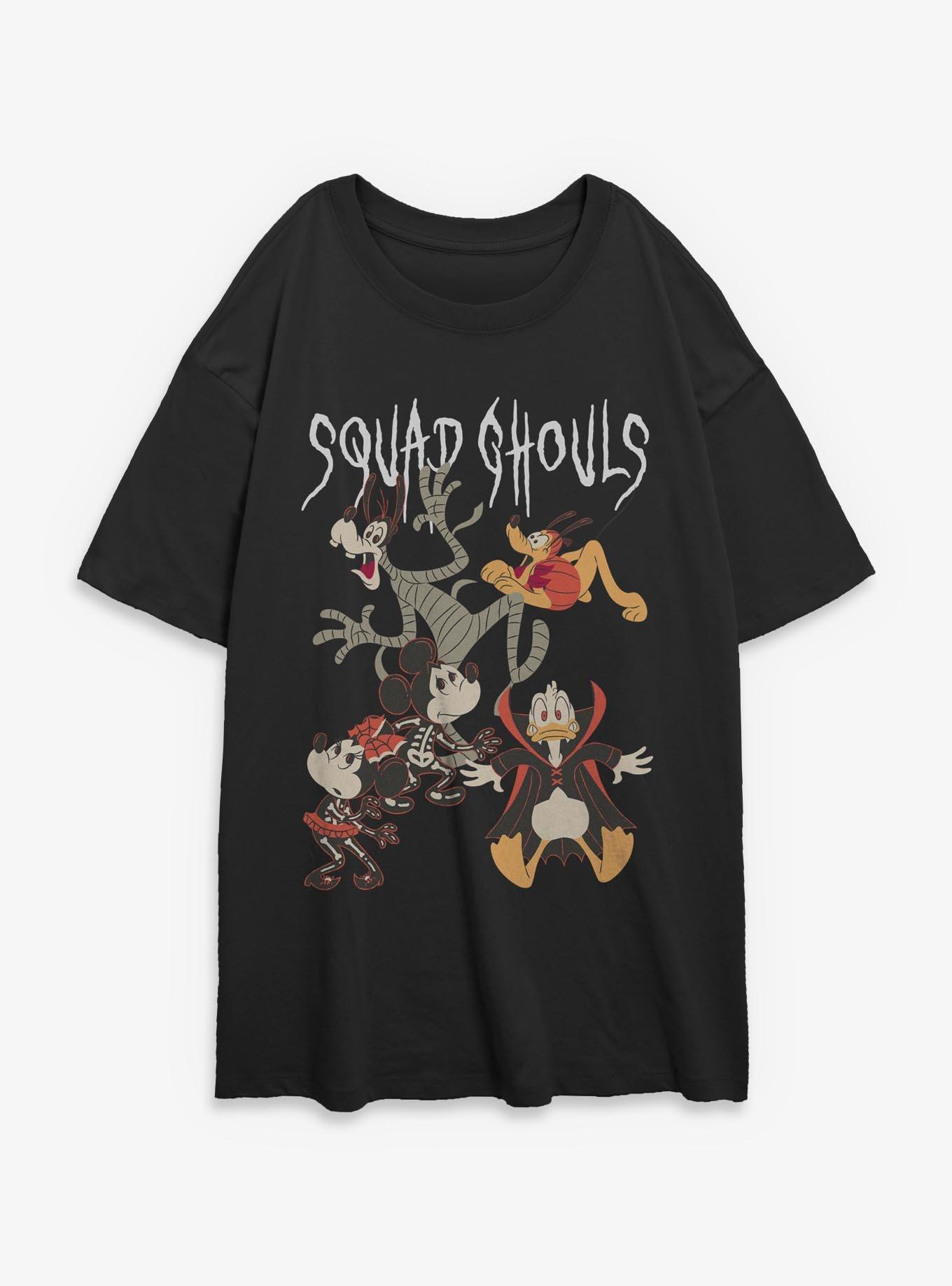 Disney Mickey Mouse & Friends Squad Ghouls Girls Oversized T-Shirt, , hi-res