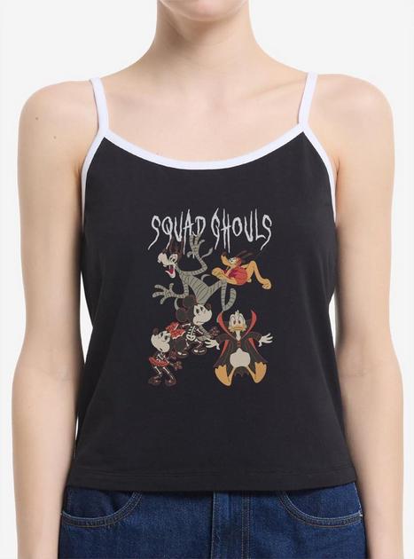 Disney Mickey Mouse & Friends Squad Ghouls Girls Cami - BLACK | Hot Topic
