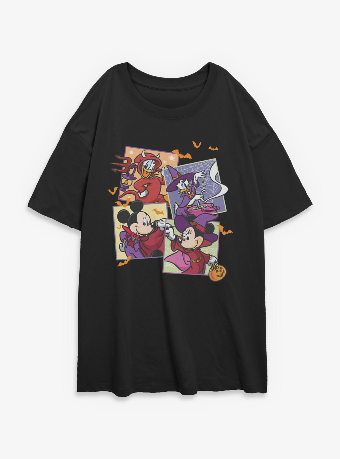 Disney Mickey Mouse Spooky Box Friends Girls Oversized T-Shirt