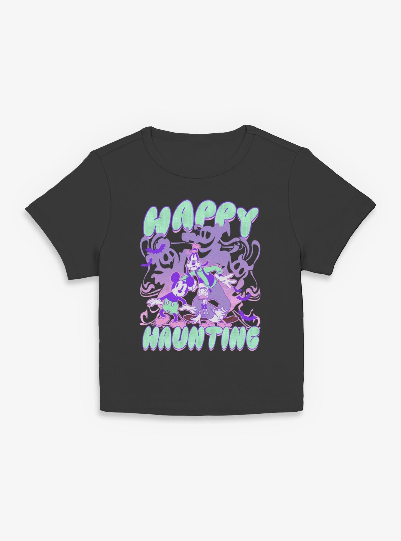 Disney Mickey Mouse Happy Haunting Spooky Ghost Girls Baby T-Shirt, , hi-res