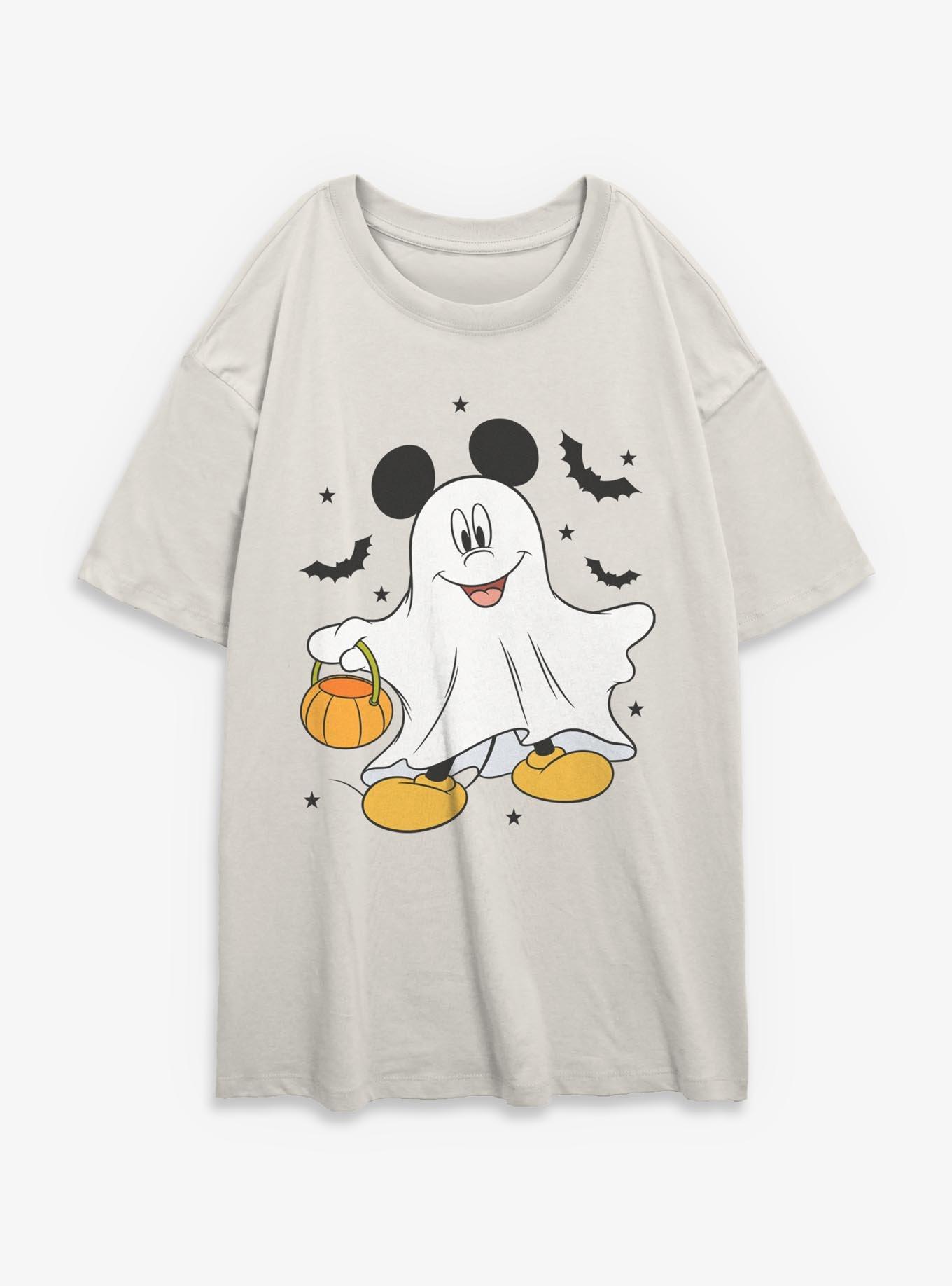Disney Mickey Mouse Spooky Ghost Mickey Girls Oversized T-Shirt, , hi-res
