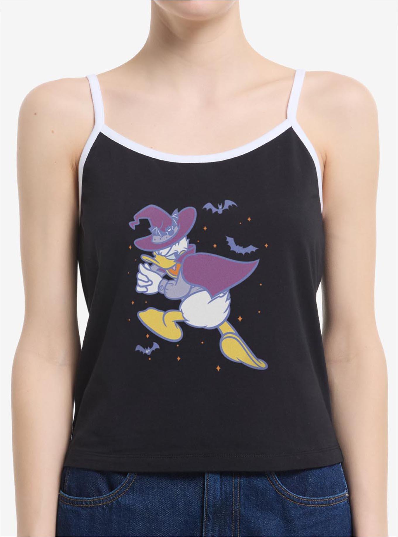 Disney Donald Duck Spooky Duck Girls Cami, BLACK, hi-res