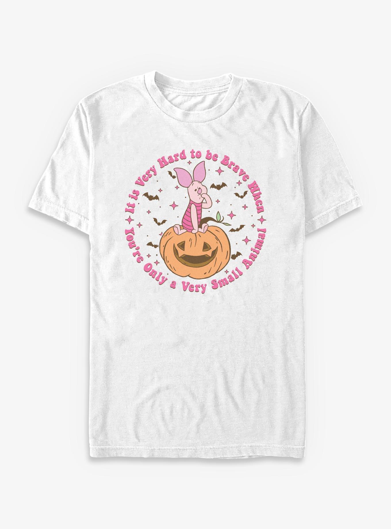 Disney Winnie The Pooh Little Piglet On Pumpkin T-Shirt, , hi-res